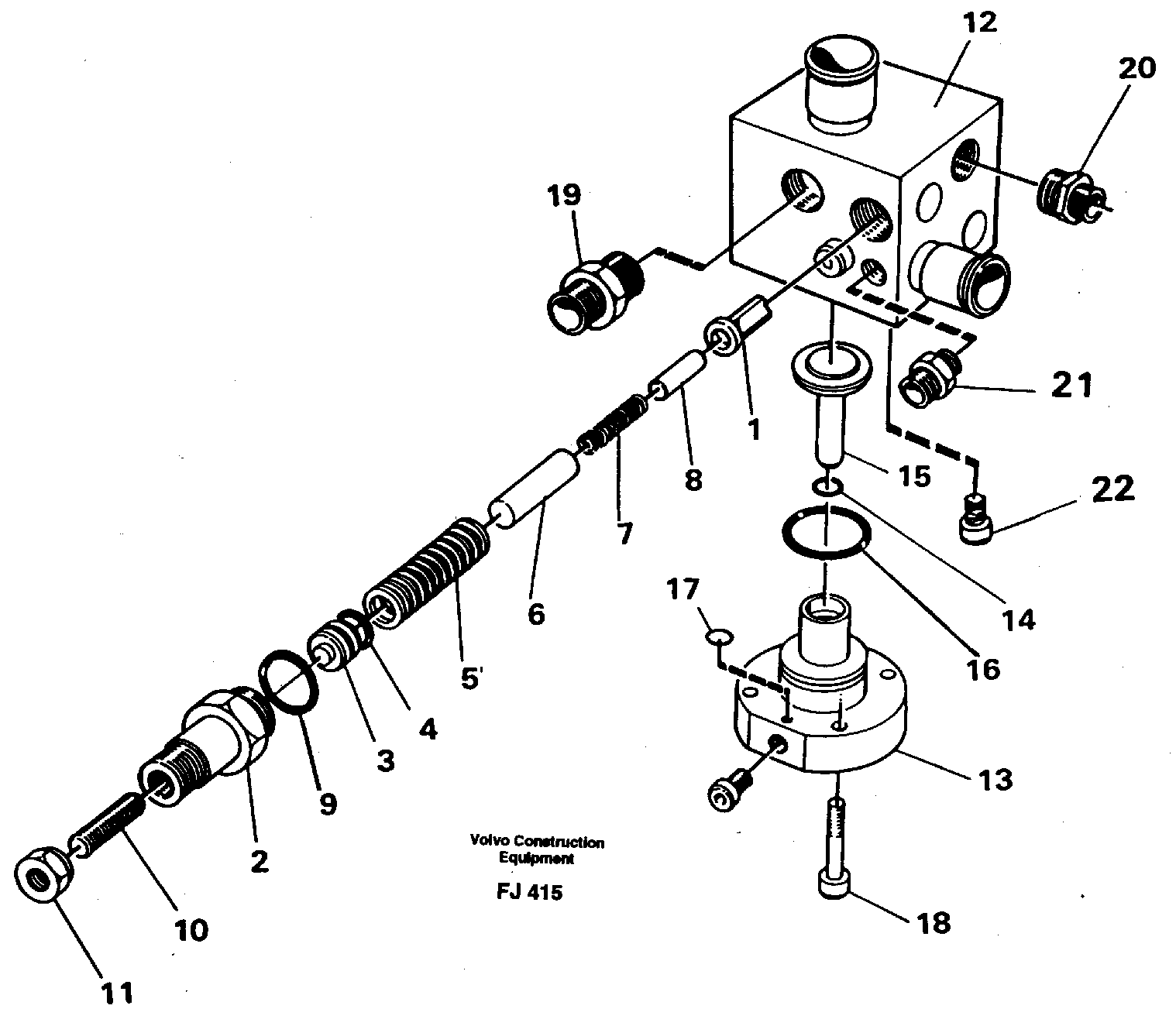 Shunt valve — volvo parts diagram