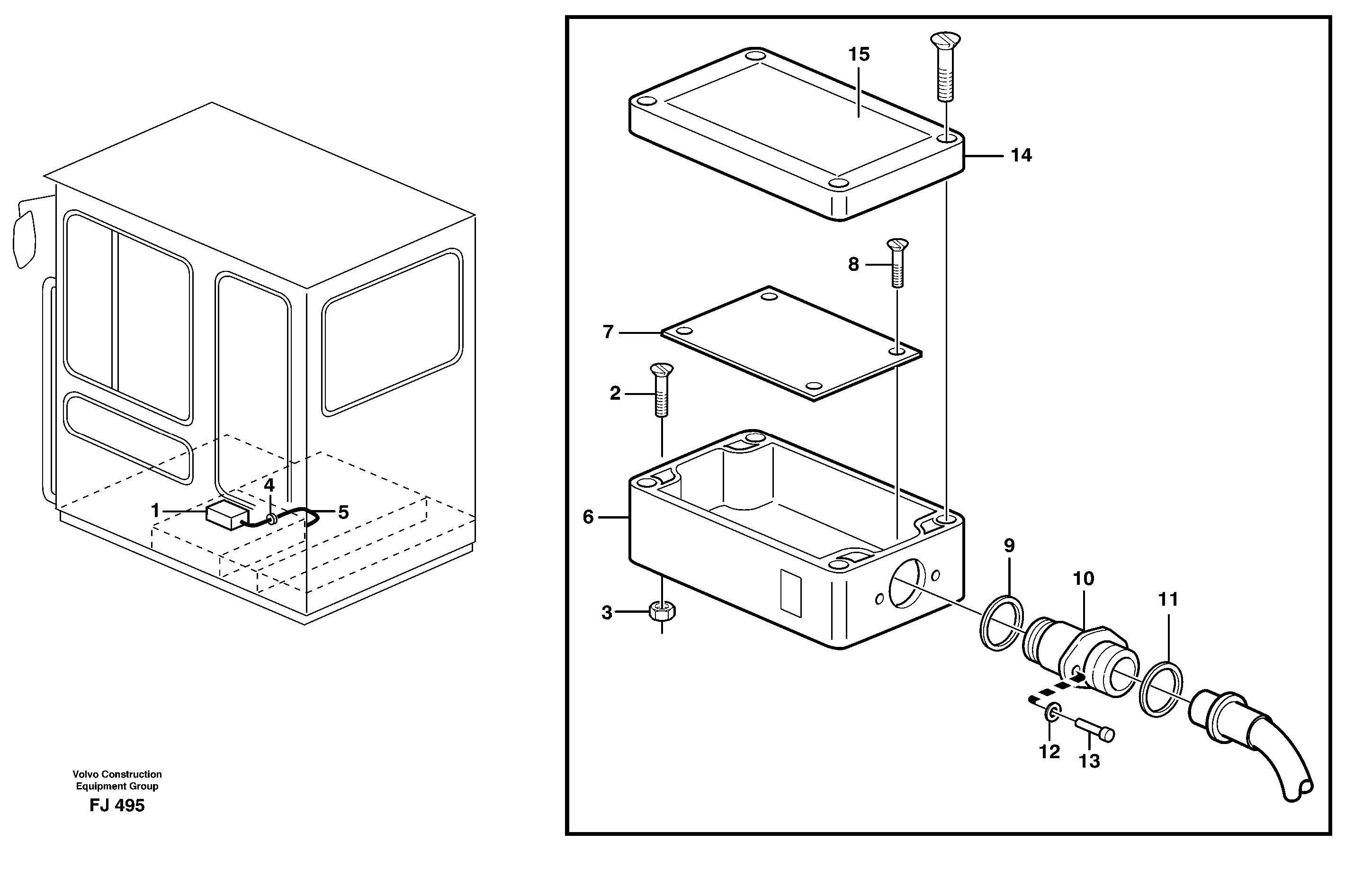 Overspeed guard  14246161 — volvo parts diagram