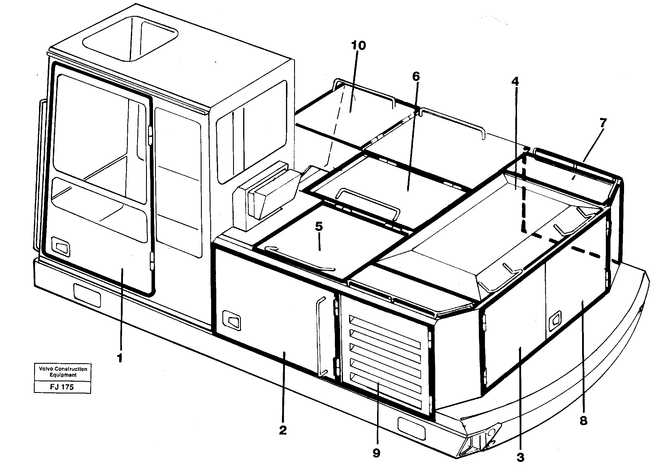 Doors, hatches — volvo parts diagram
