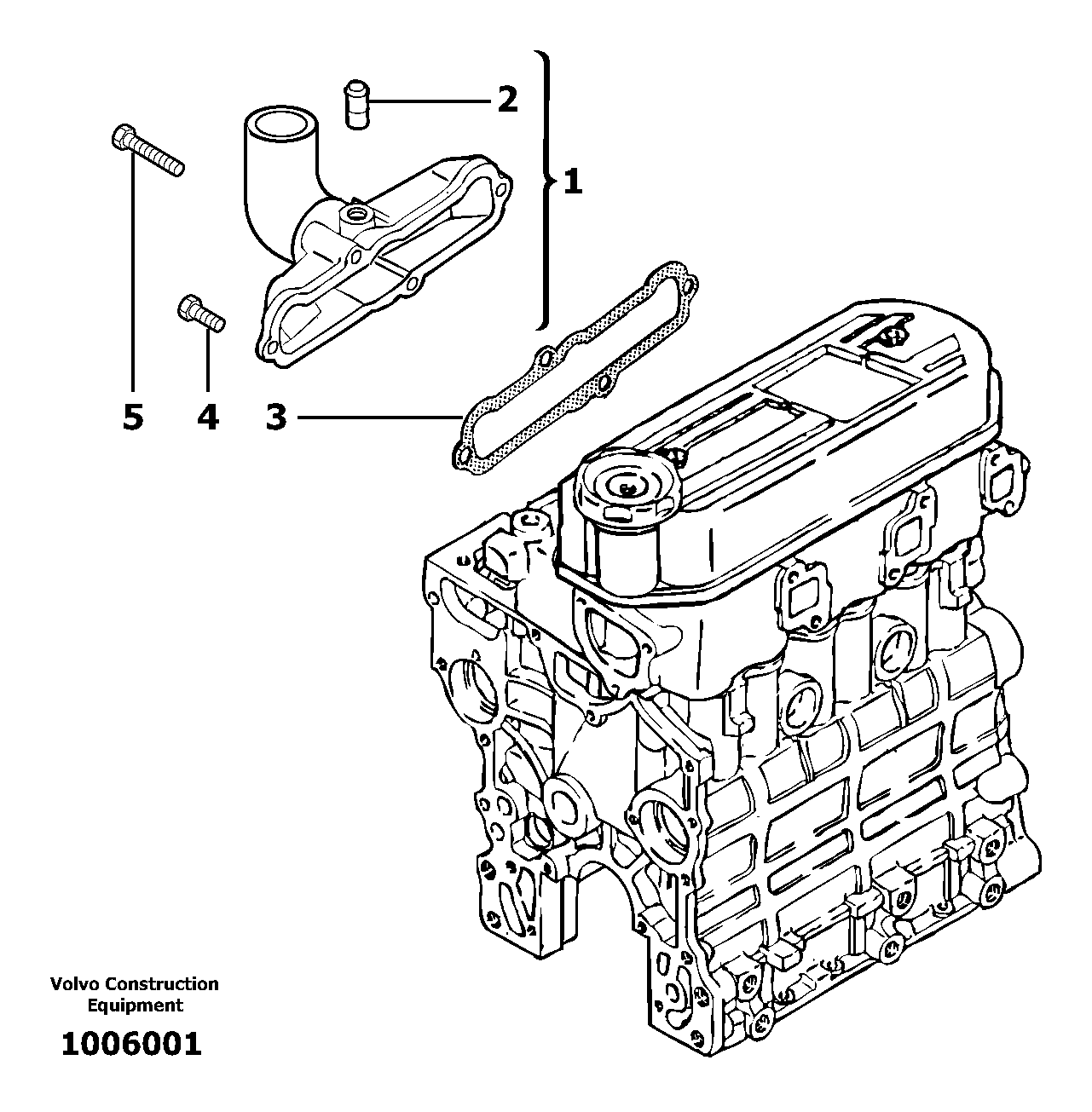 Intake manifold  L3E2-65ESB — volvo parts diagram