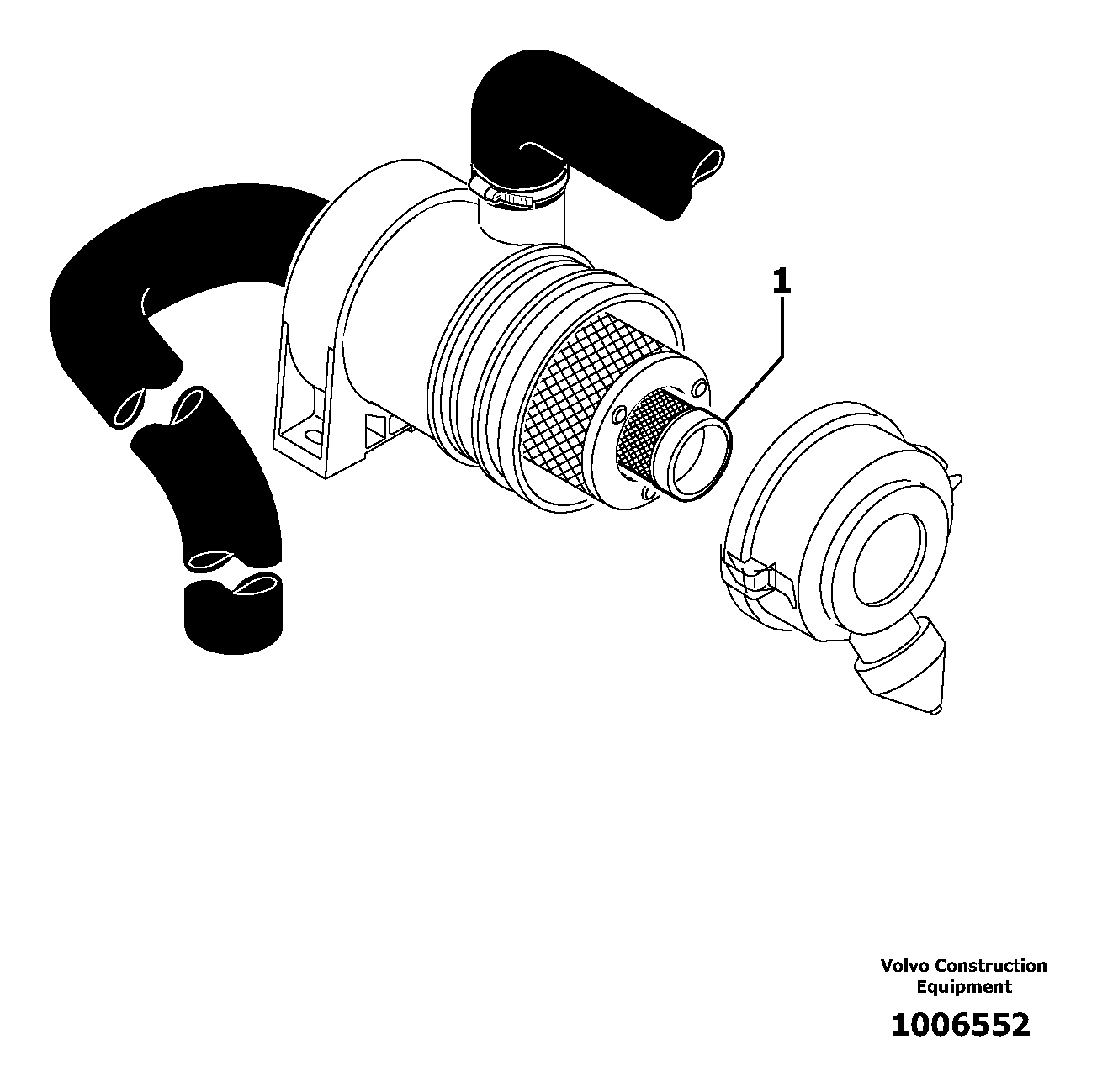 Pre-cleaner — volvo parts diagram