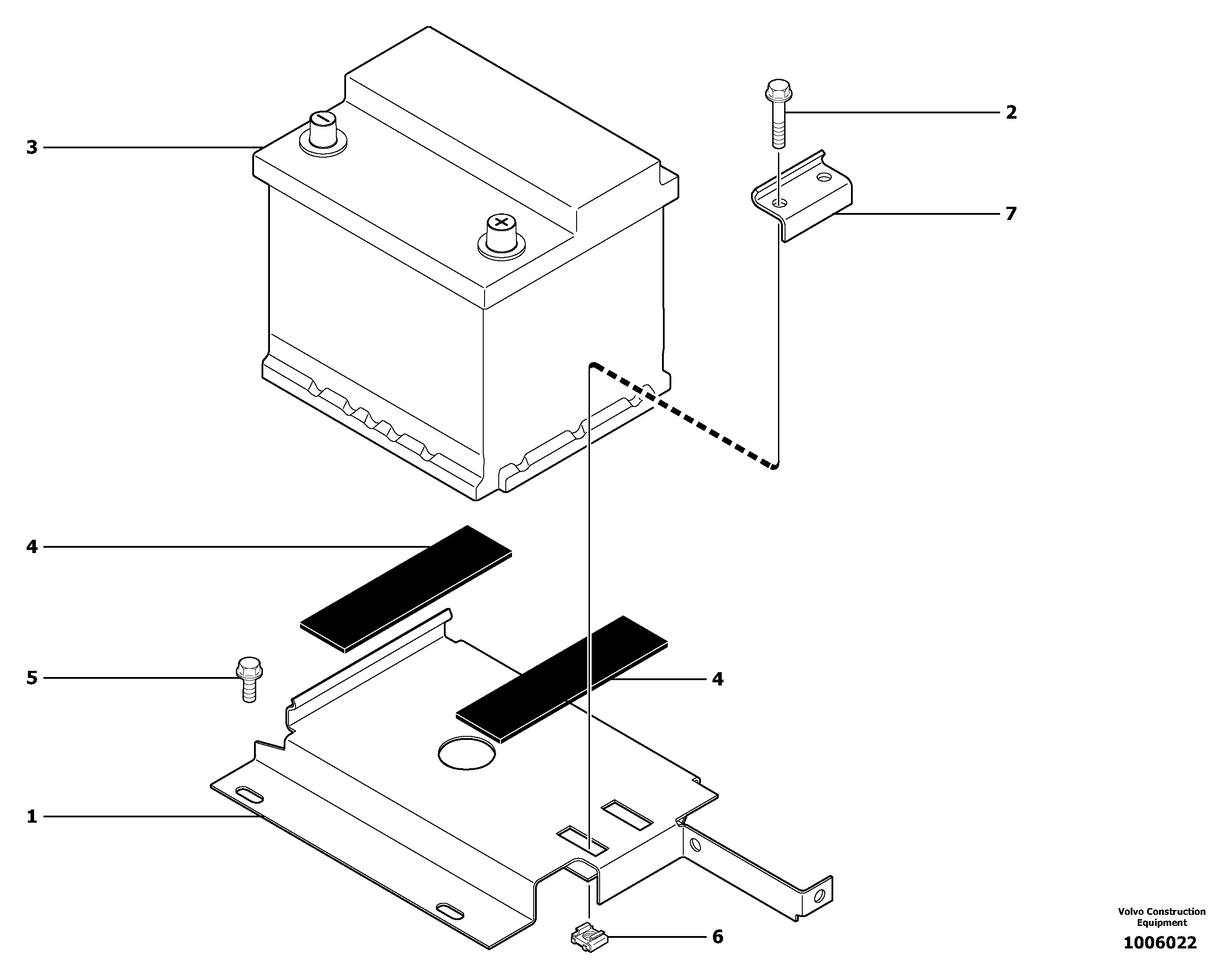 Battery — volvo parts diagram
