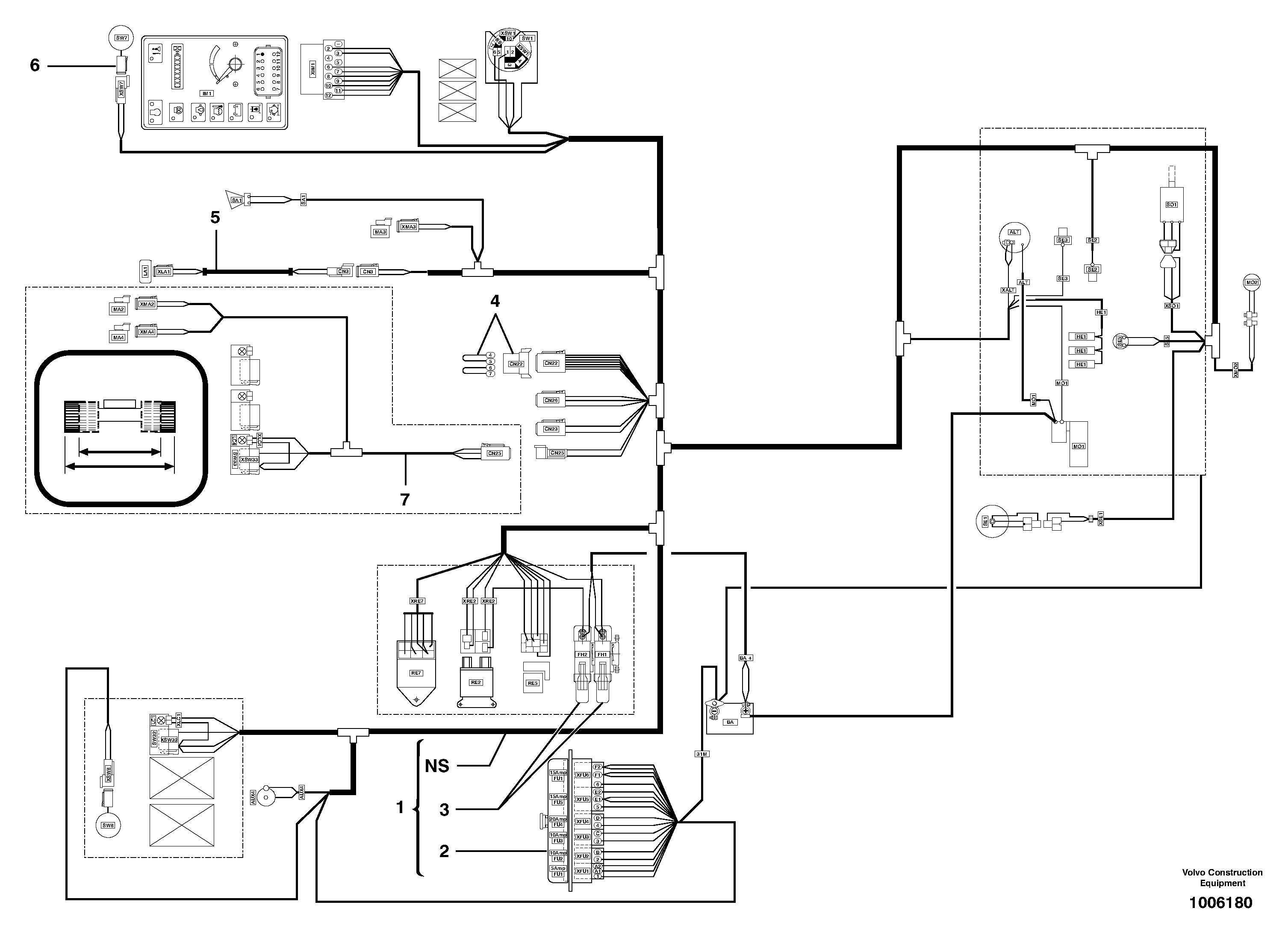 Electrical system / without Puma — volvo parts diagram