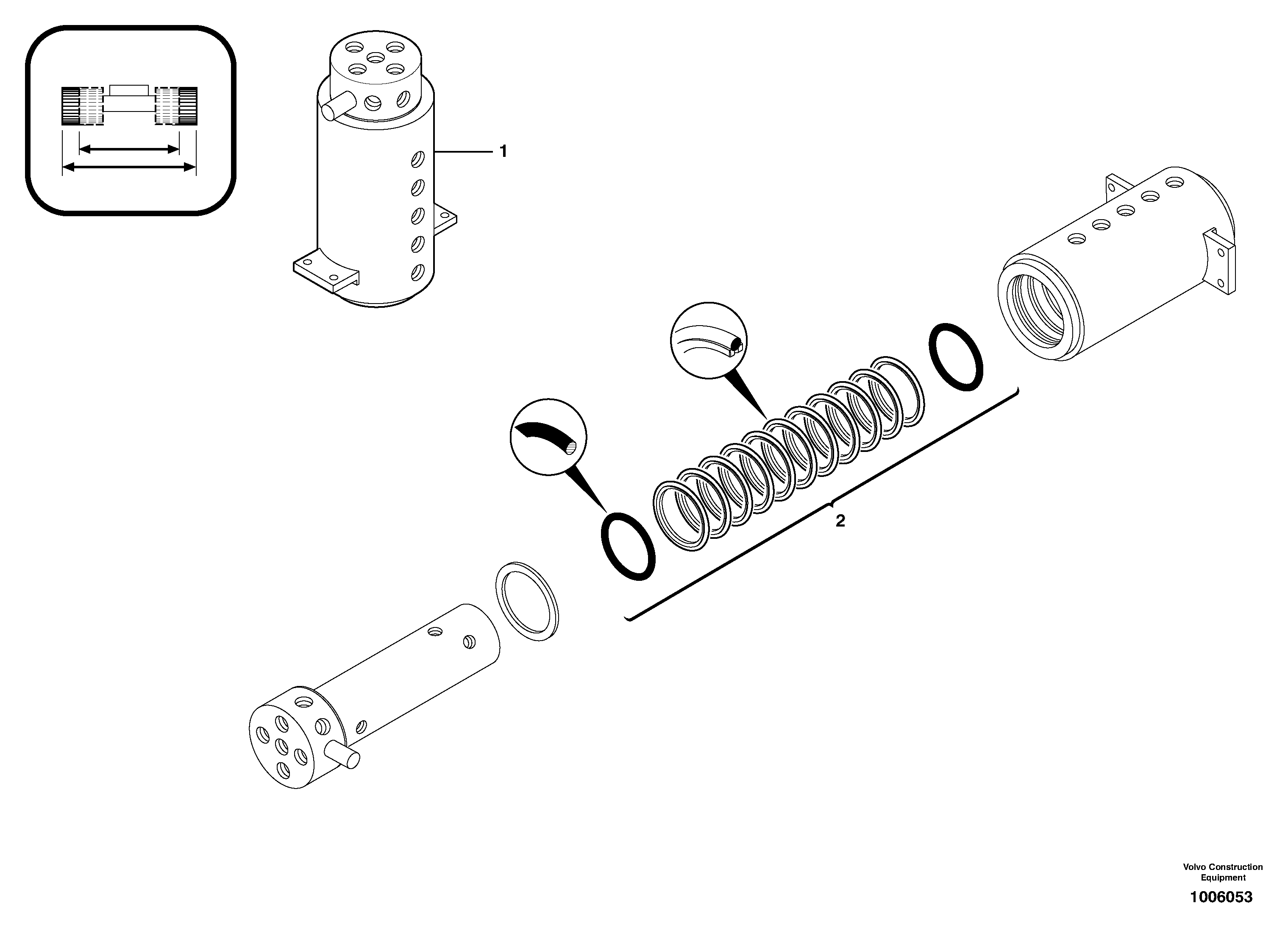 Swivel joint / variable track — volvo parts diagram