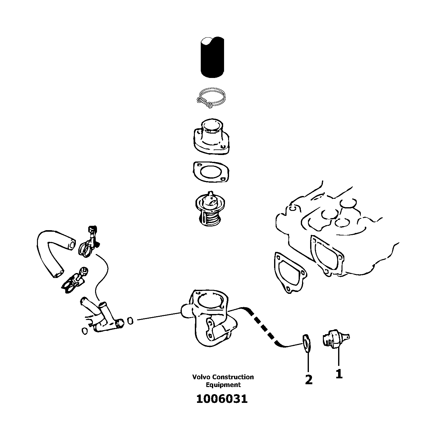 Thermal switch — volvo parts diagram