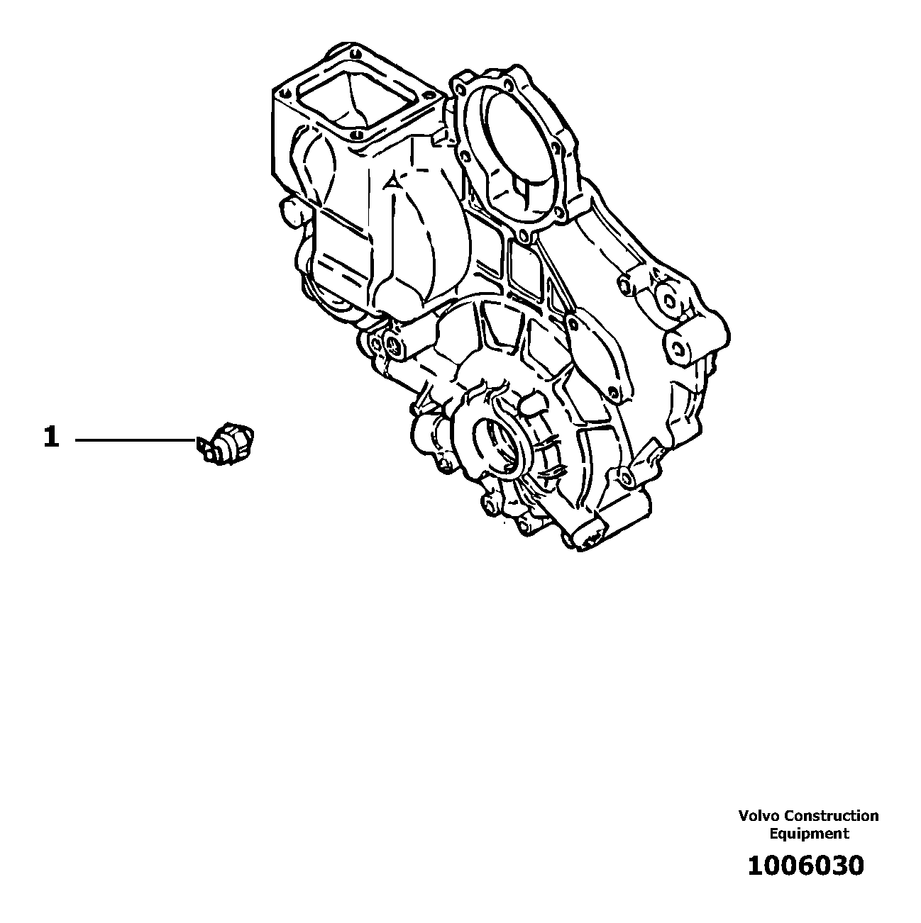 Oil pressure switch — volvo parts diagram