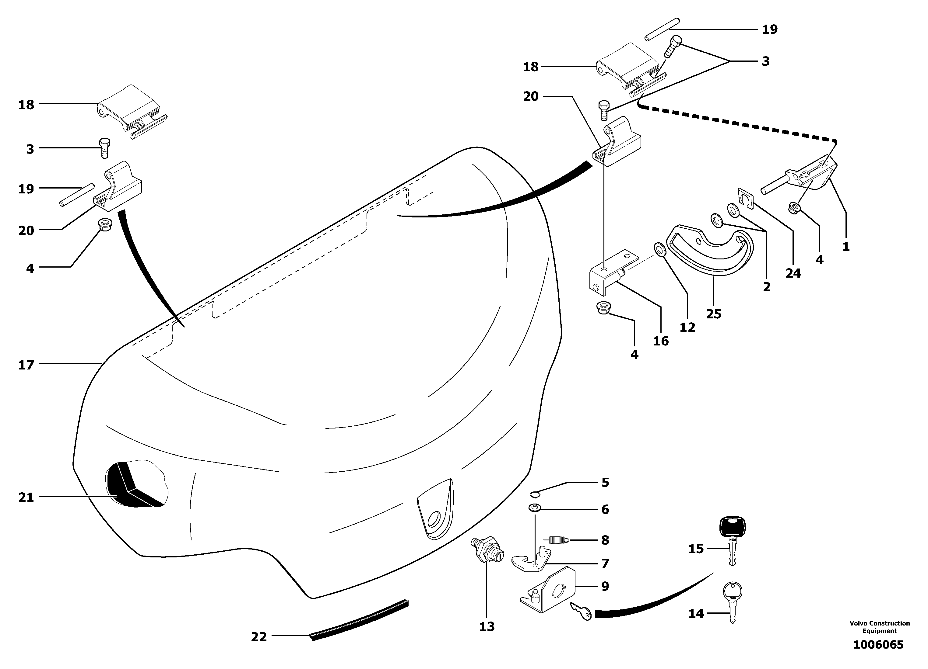 Engine coverage — volvo parts diagram