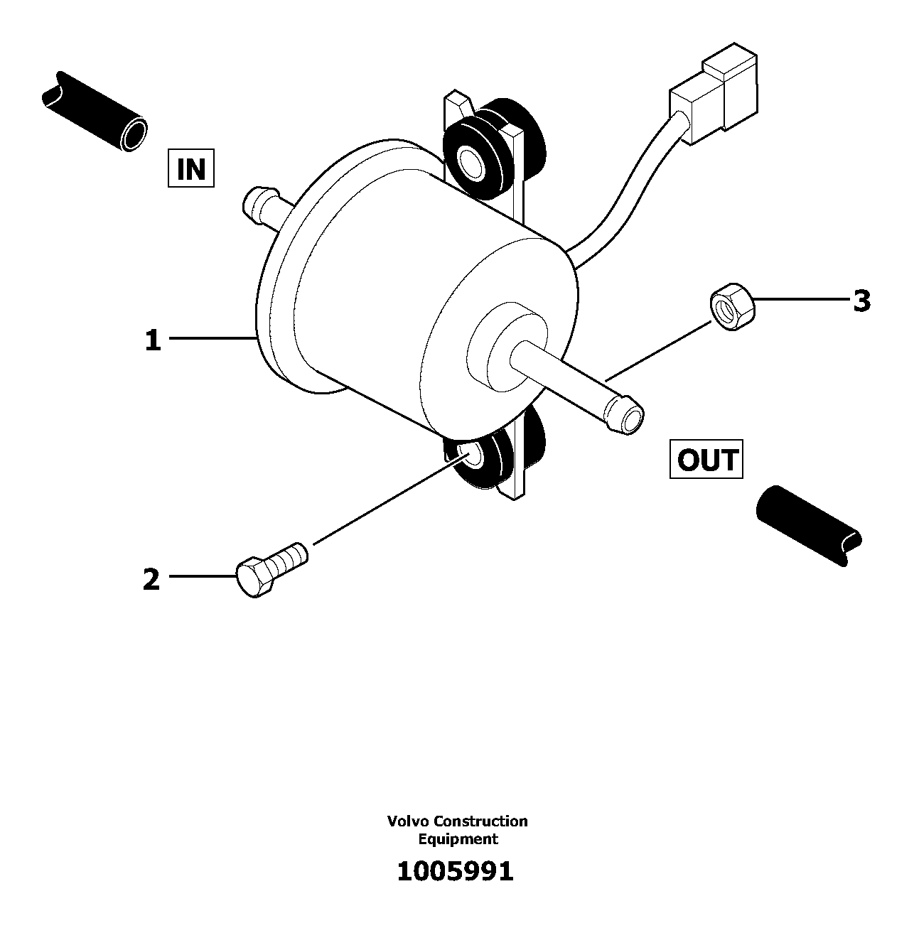 Fuel pump — volvo parts diagram
