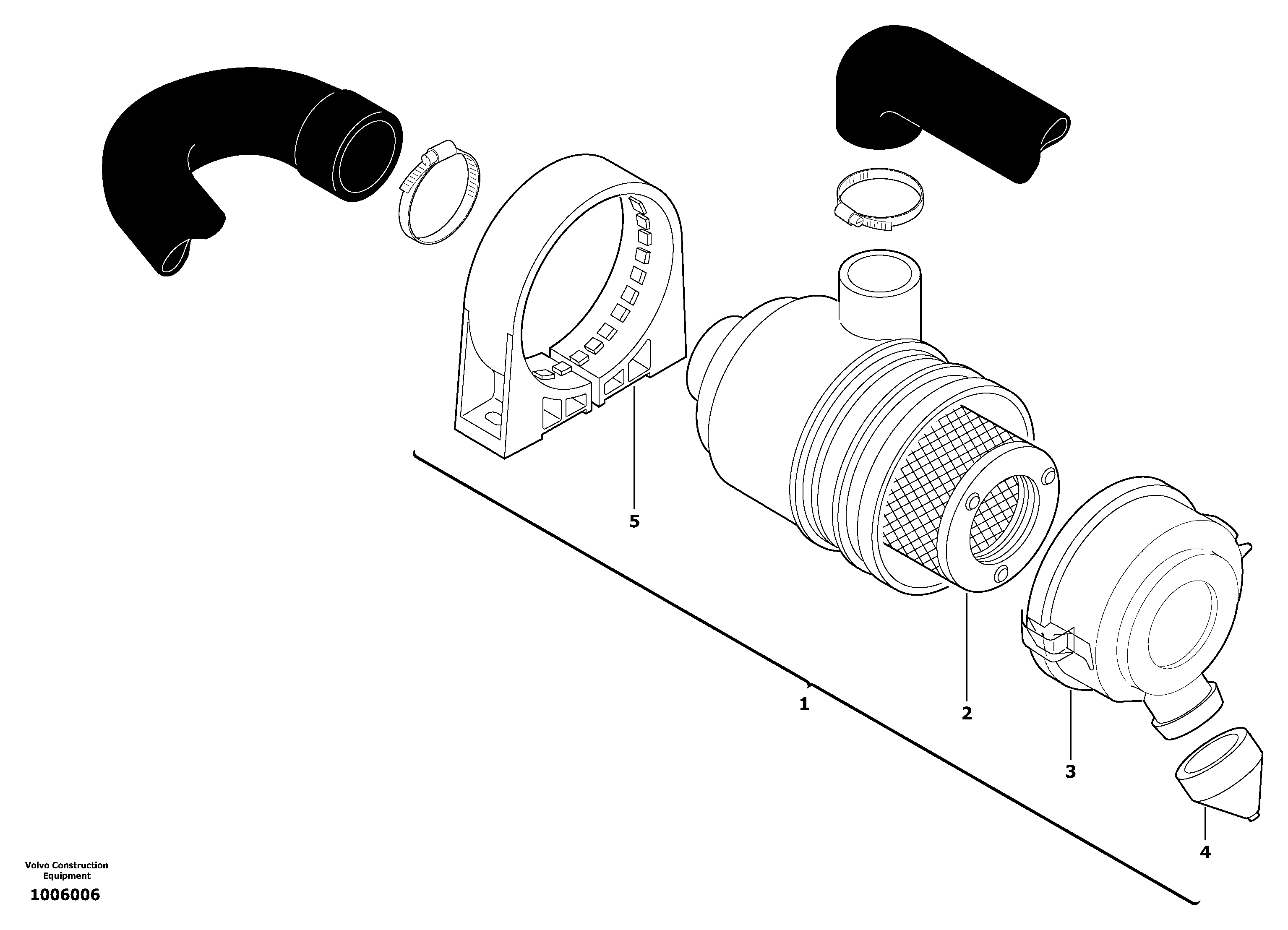 Air filter — volvo parts diagram