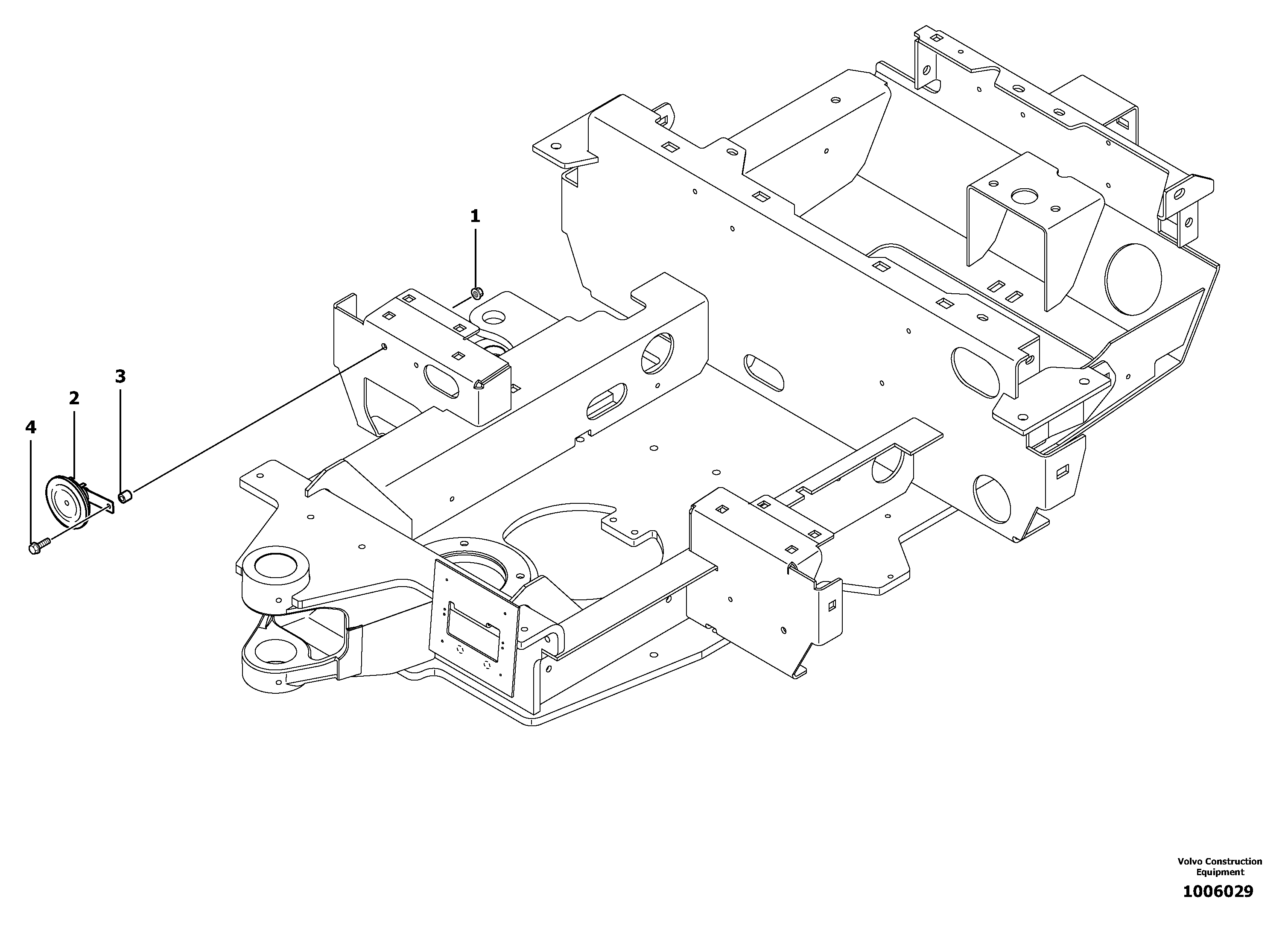 Horn — volvo parts diagram