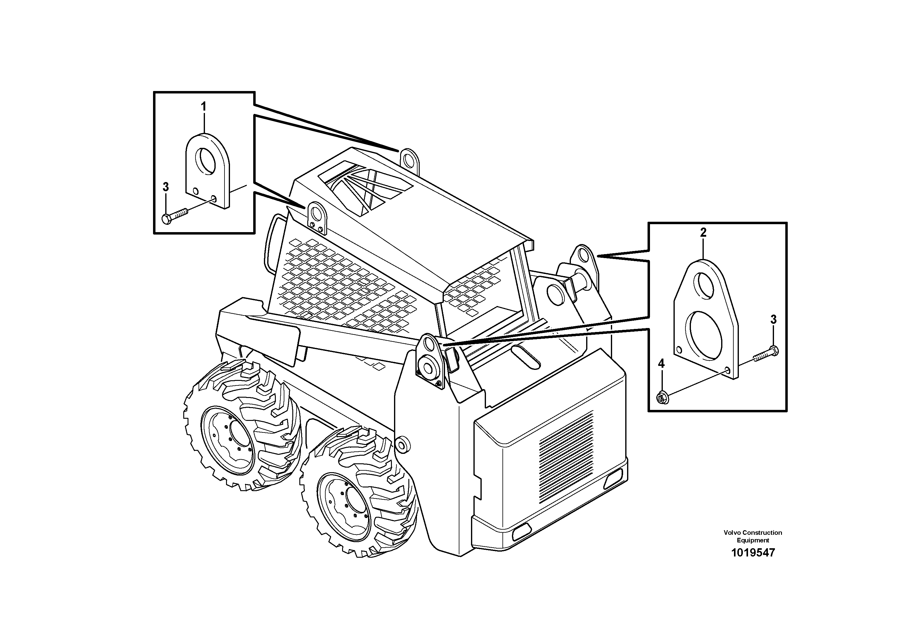 Lifting eye 11840353 — volvo parts diagram