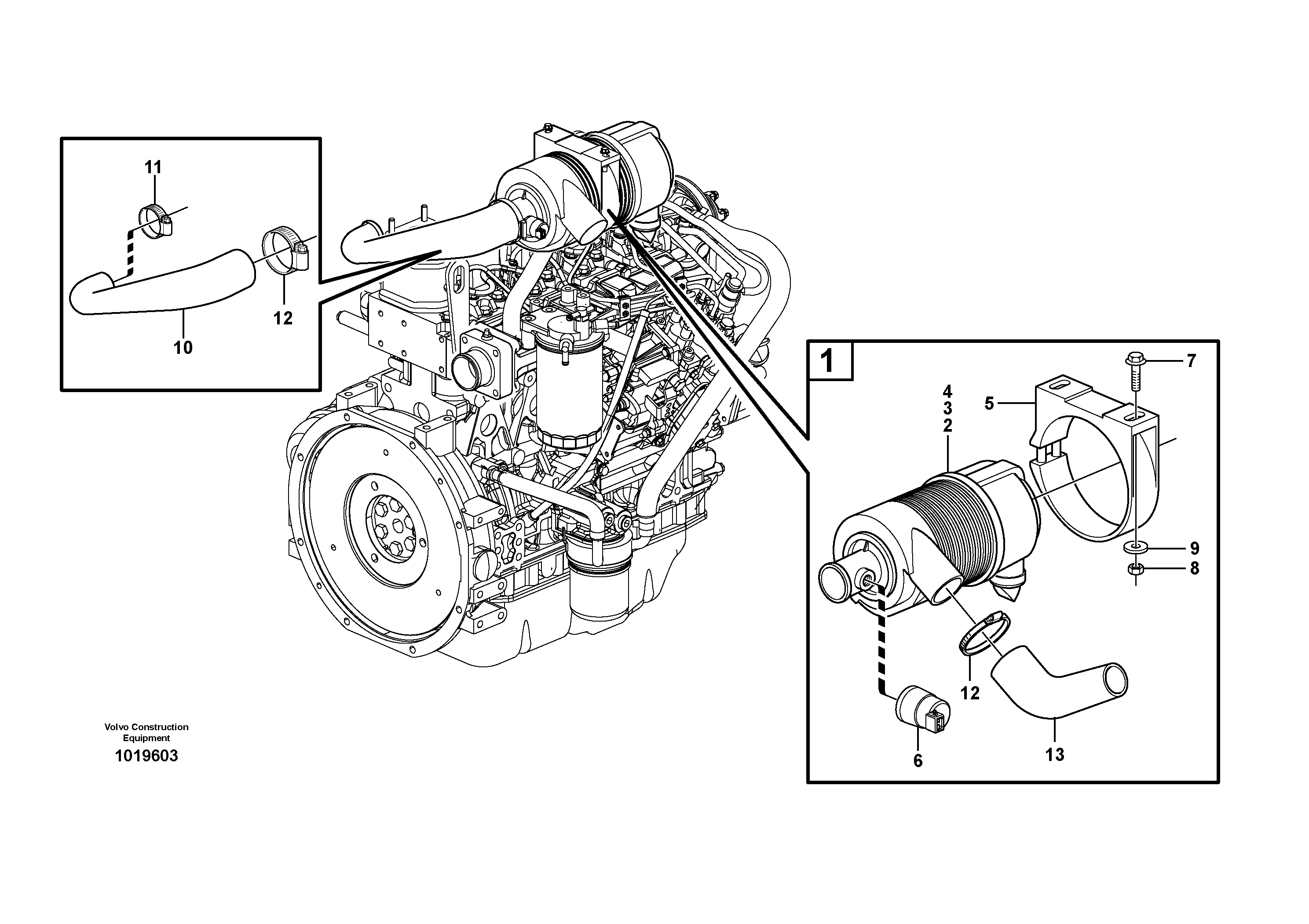 Air filter — volvo parts diagram