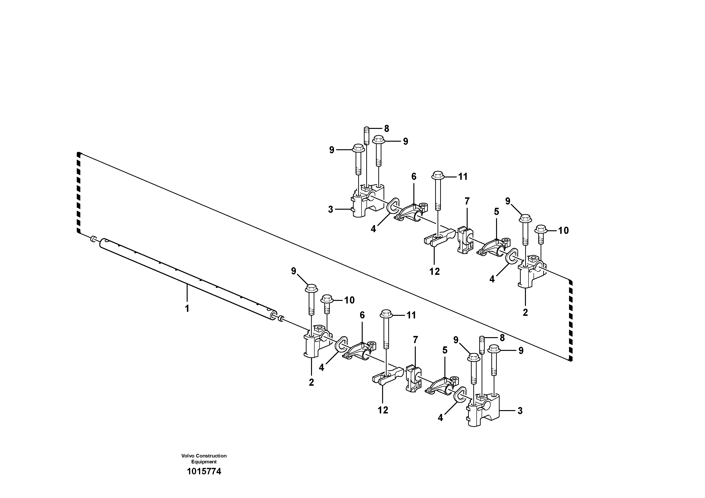 Valve mechanism — volvo parts diagram