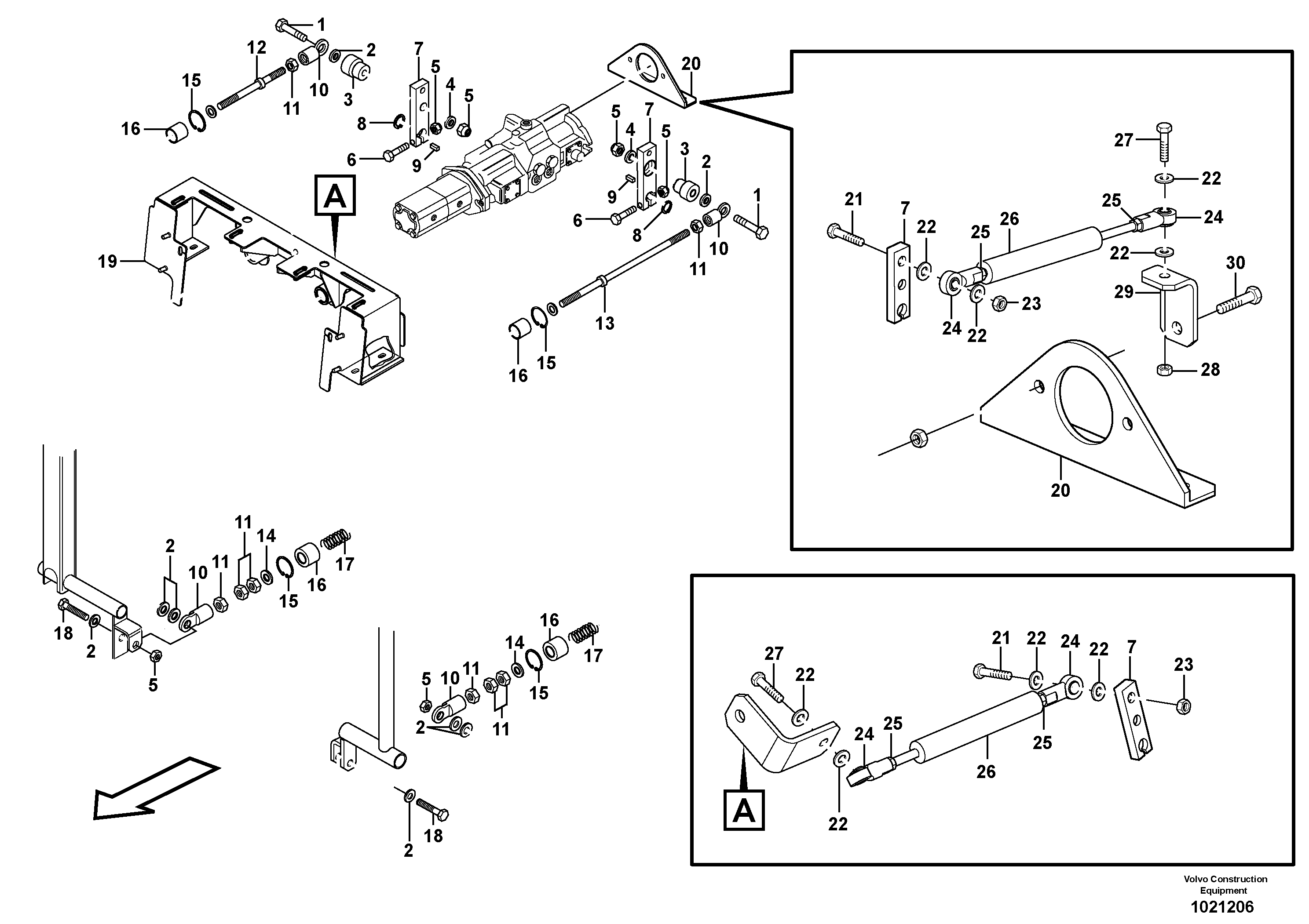 Link system — volvo parts diagram