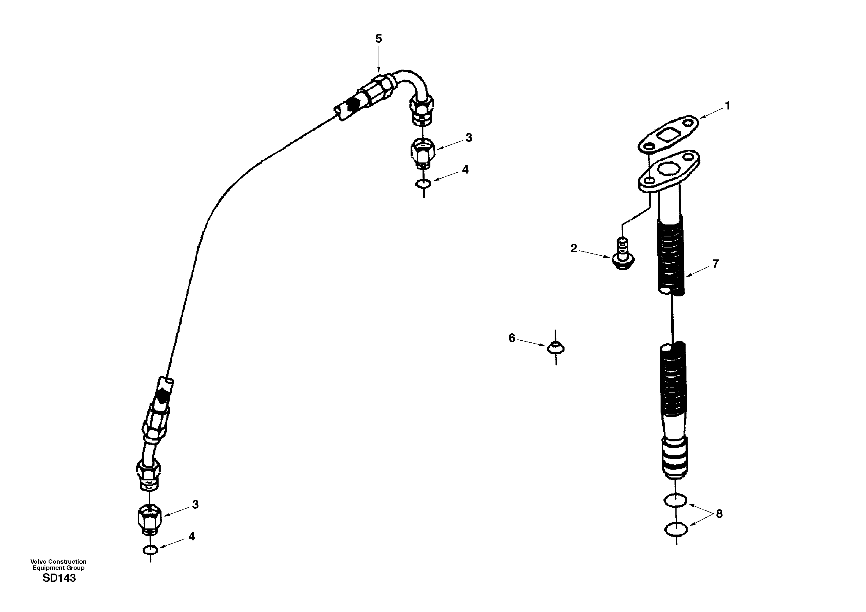 Turbocharger, plumbing — volvo parts diagram