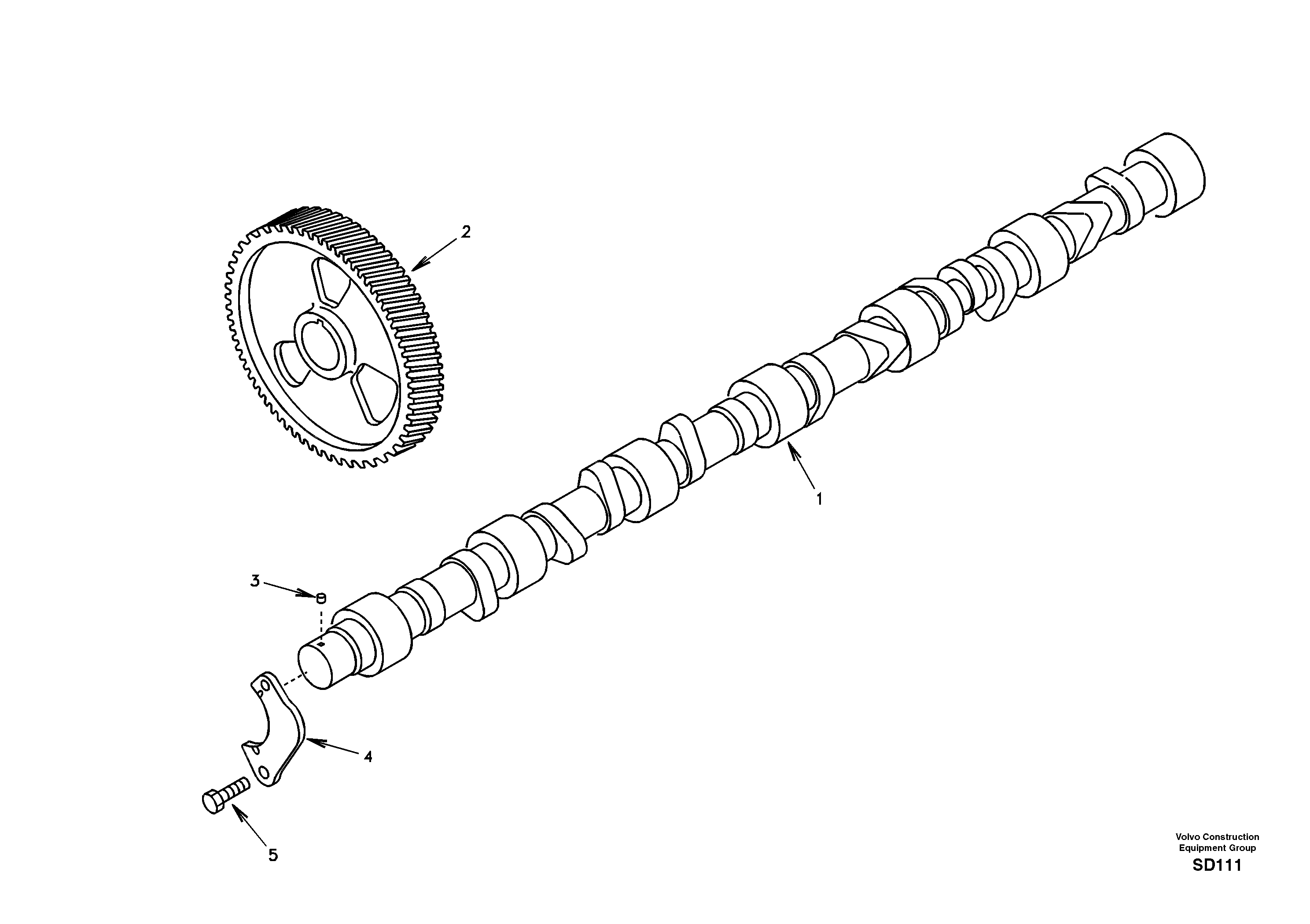 Camshaft — volvo parts diagram