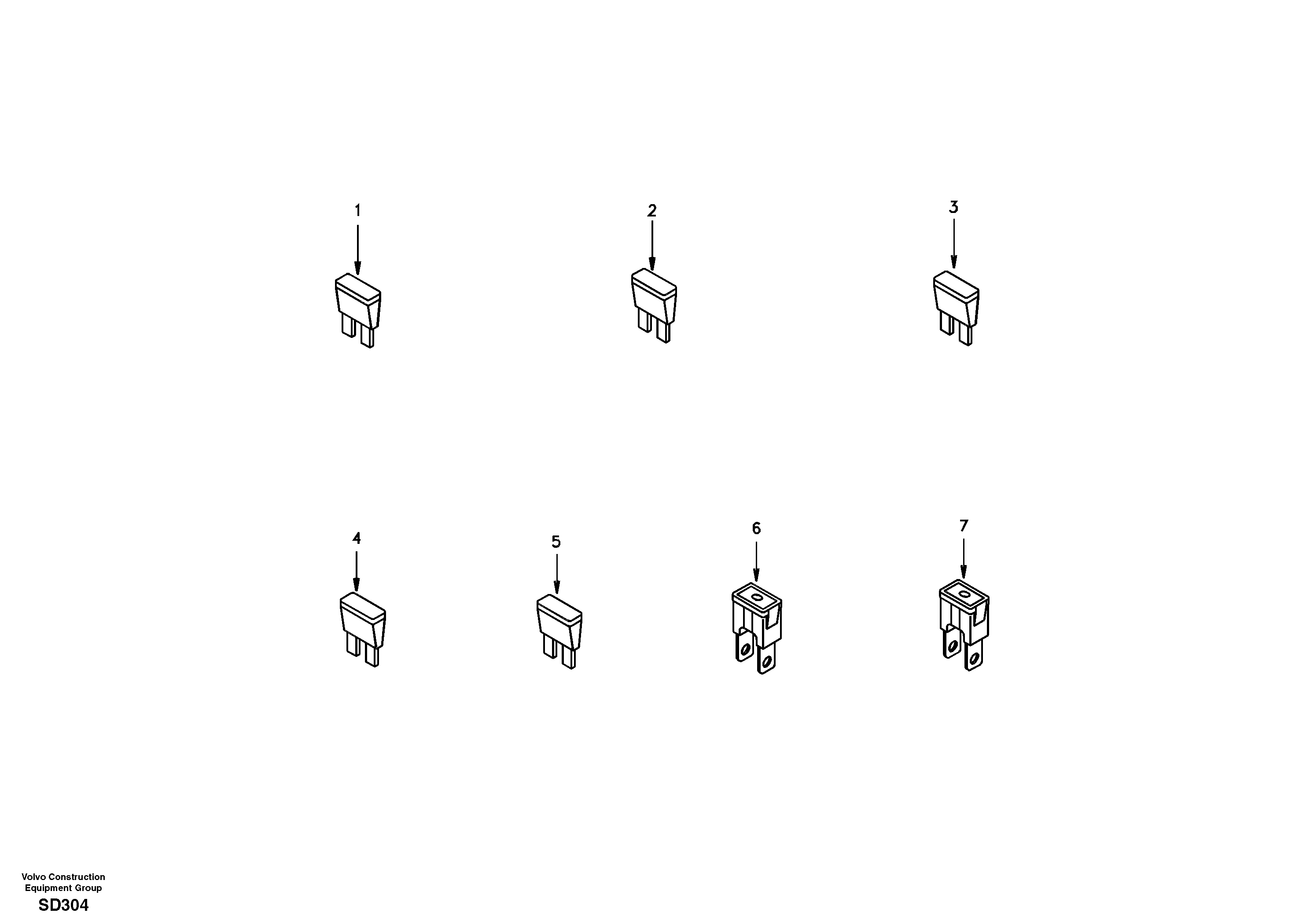 Spare parts kit — volvo parts diagram