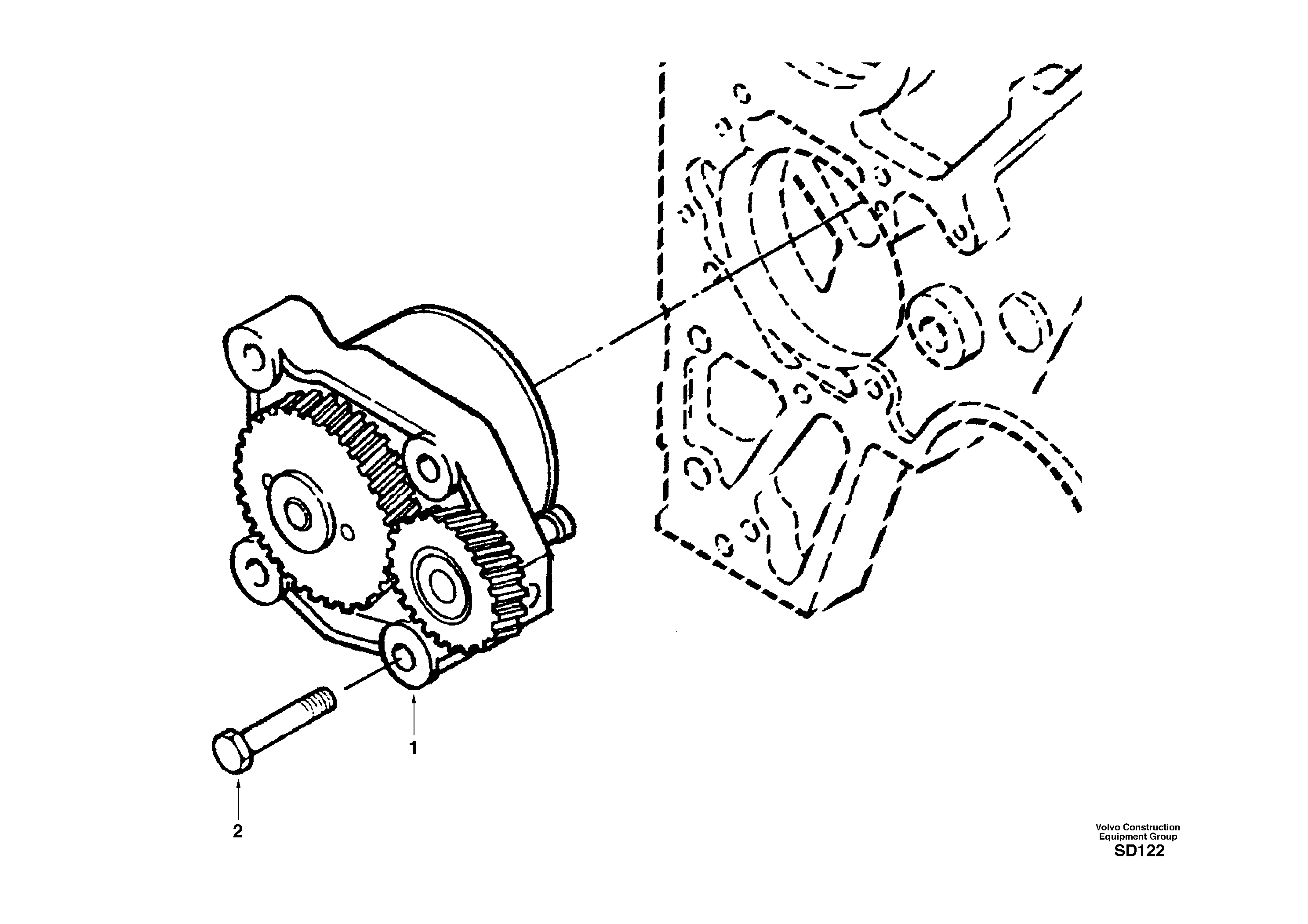 Oil pump — volvo parts diagram