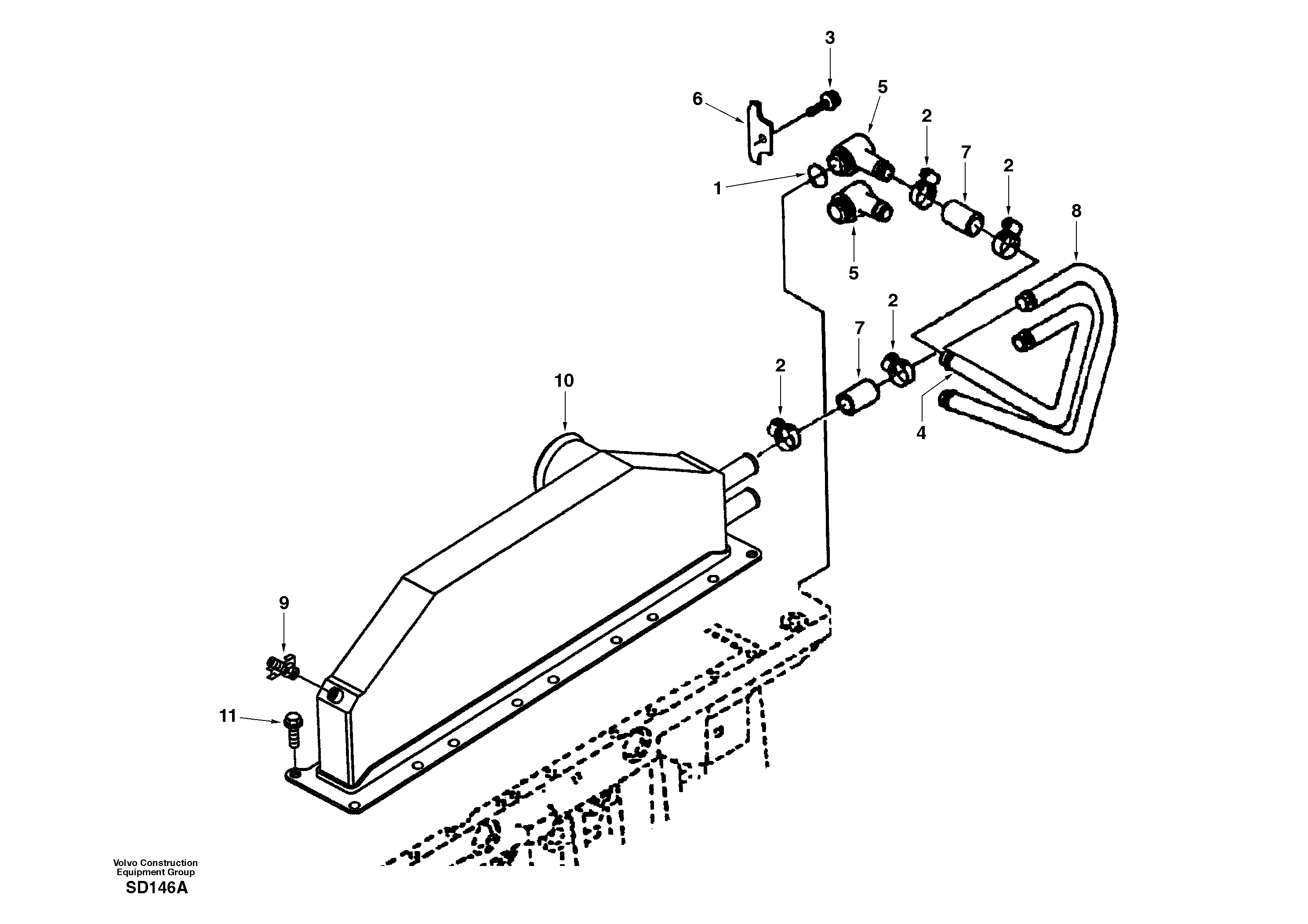 Intercooler — volvo parts diagram