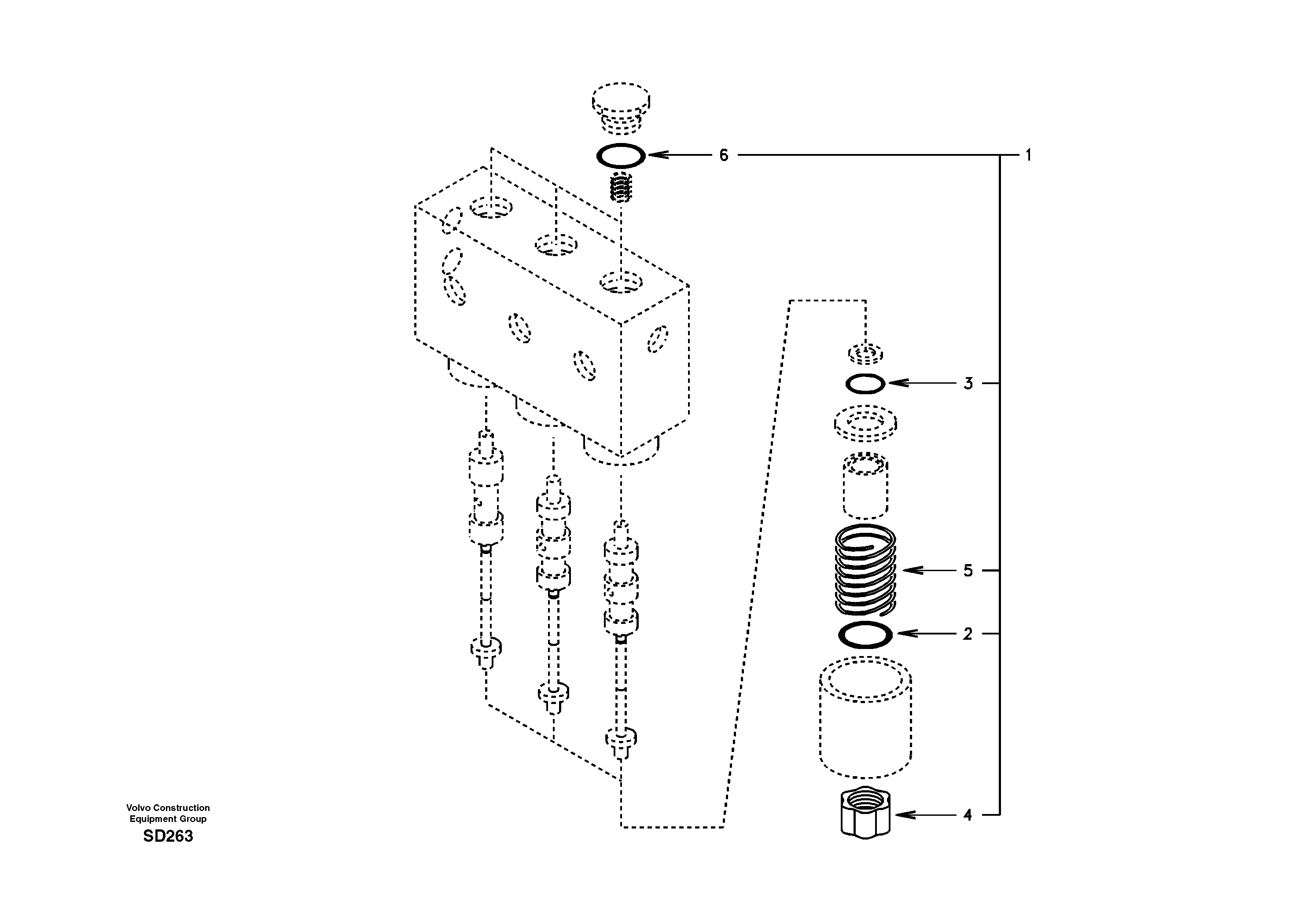 Servo system, solenoid valve — volvo parts diagram