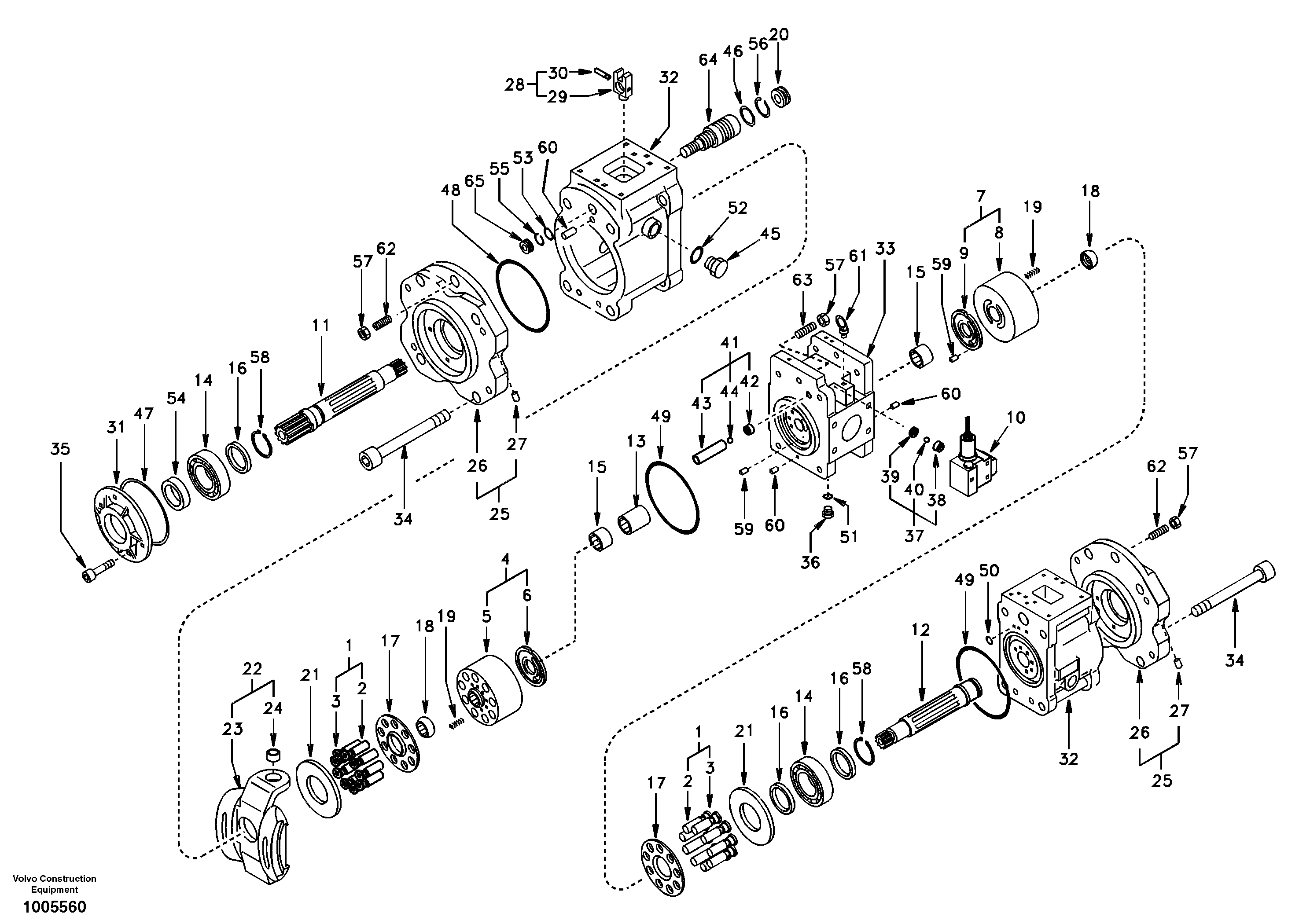 Hydraulic pump — volvo parts diagram