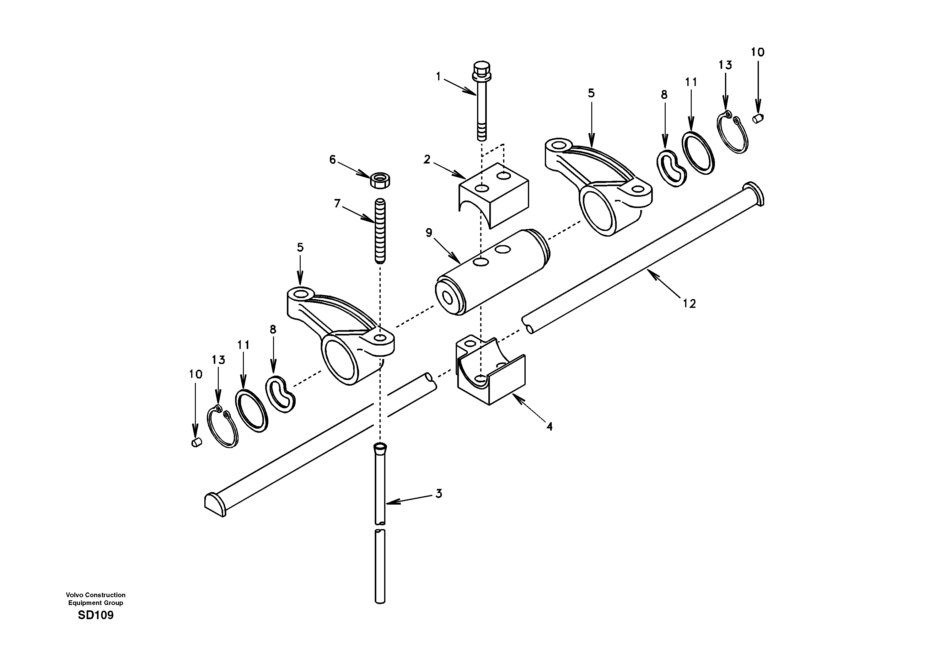 Rocker arm — volvo parts diagram