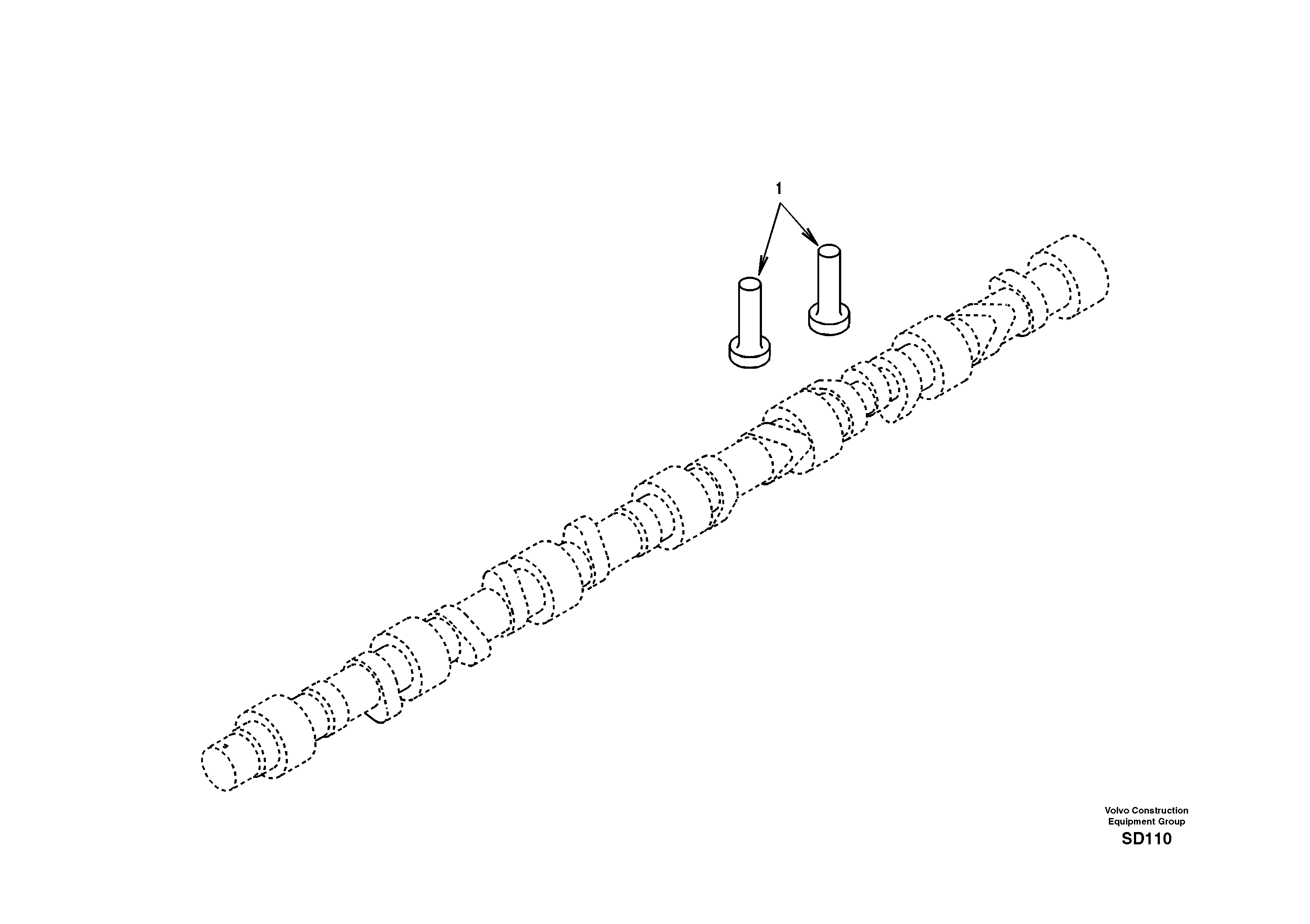 Valve tappet — volvo parts diagram