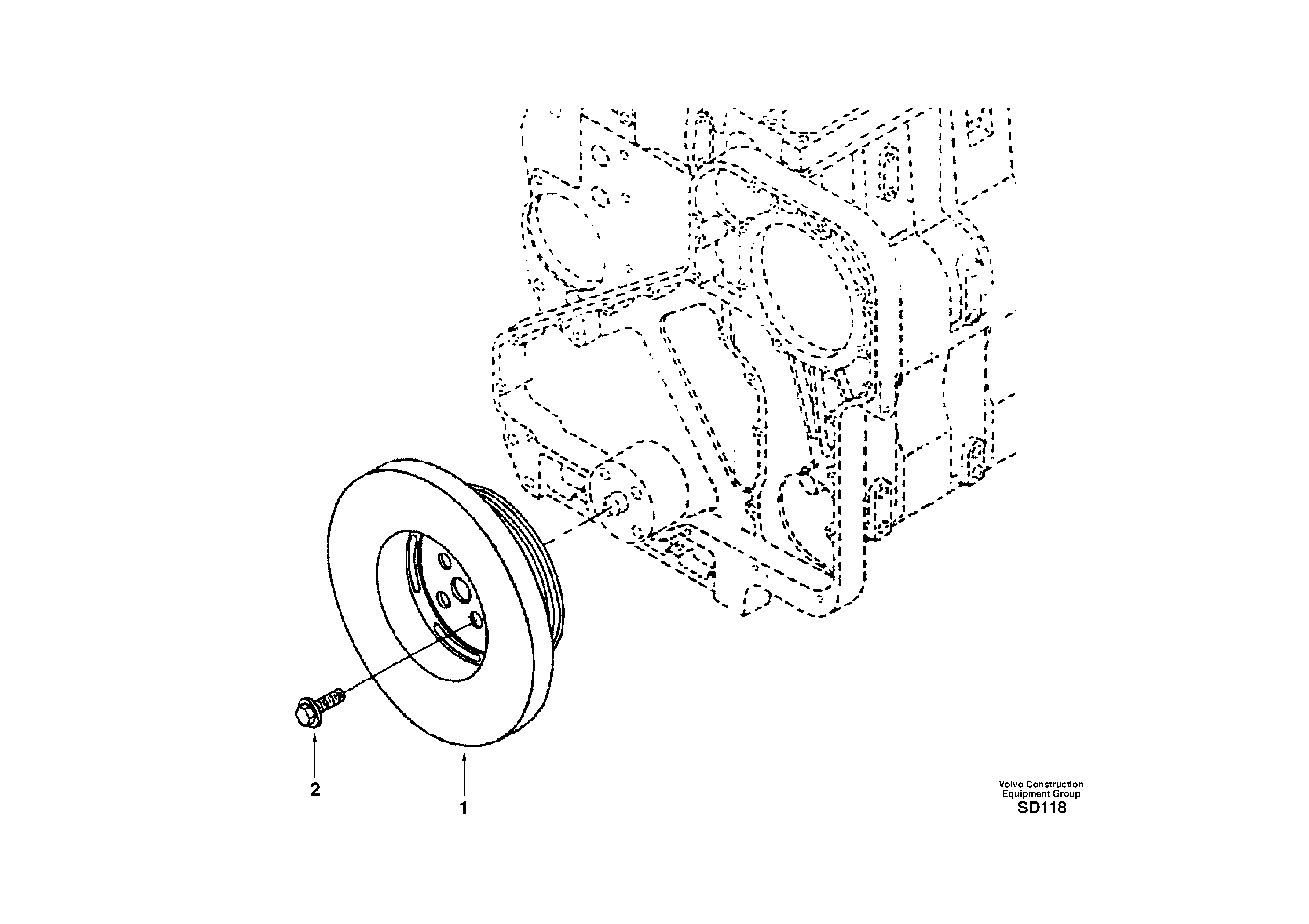 Vibration damper — volvo parts diagram