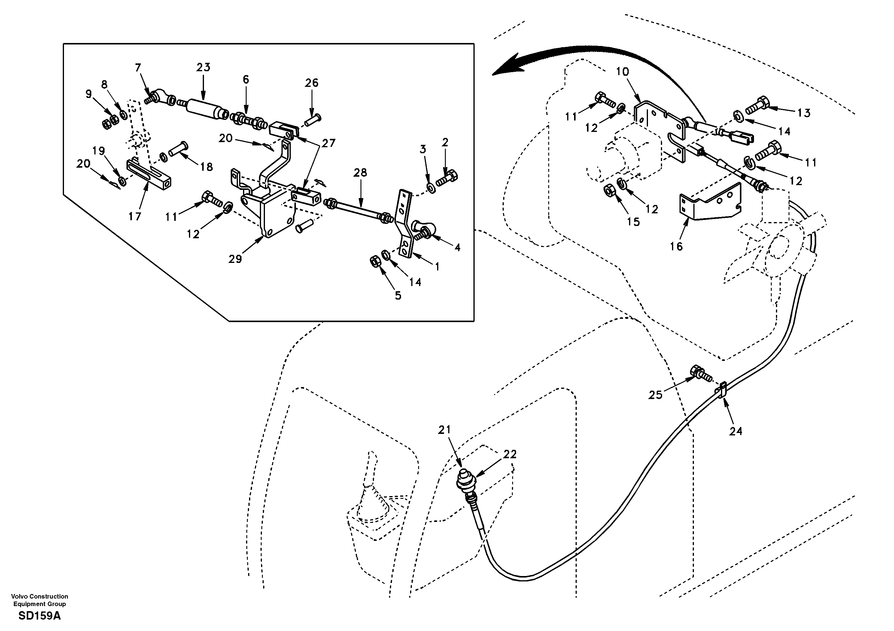 Speed control — volvo parts diagram