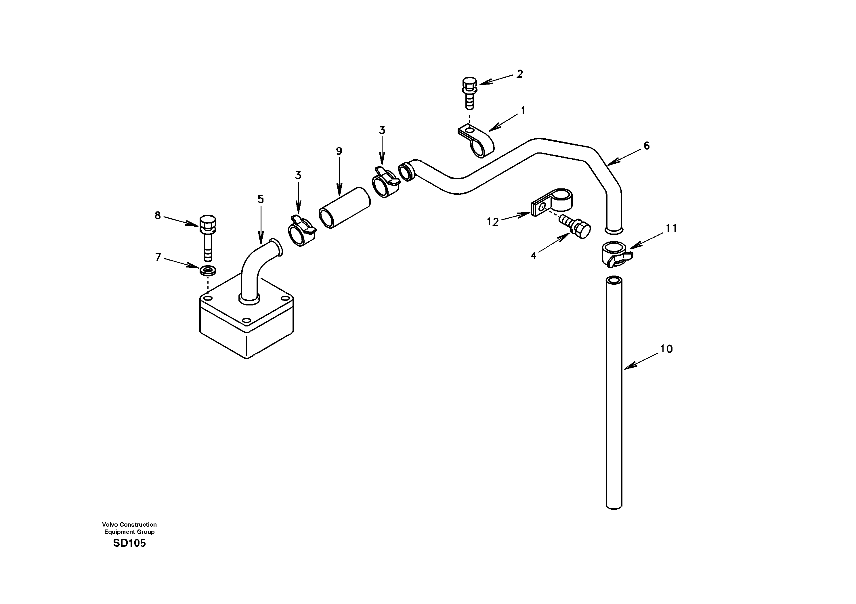 Crankcase ventilation — volvo parts diagram