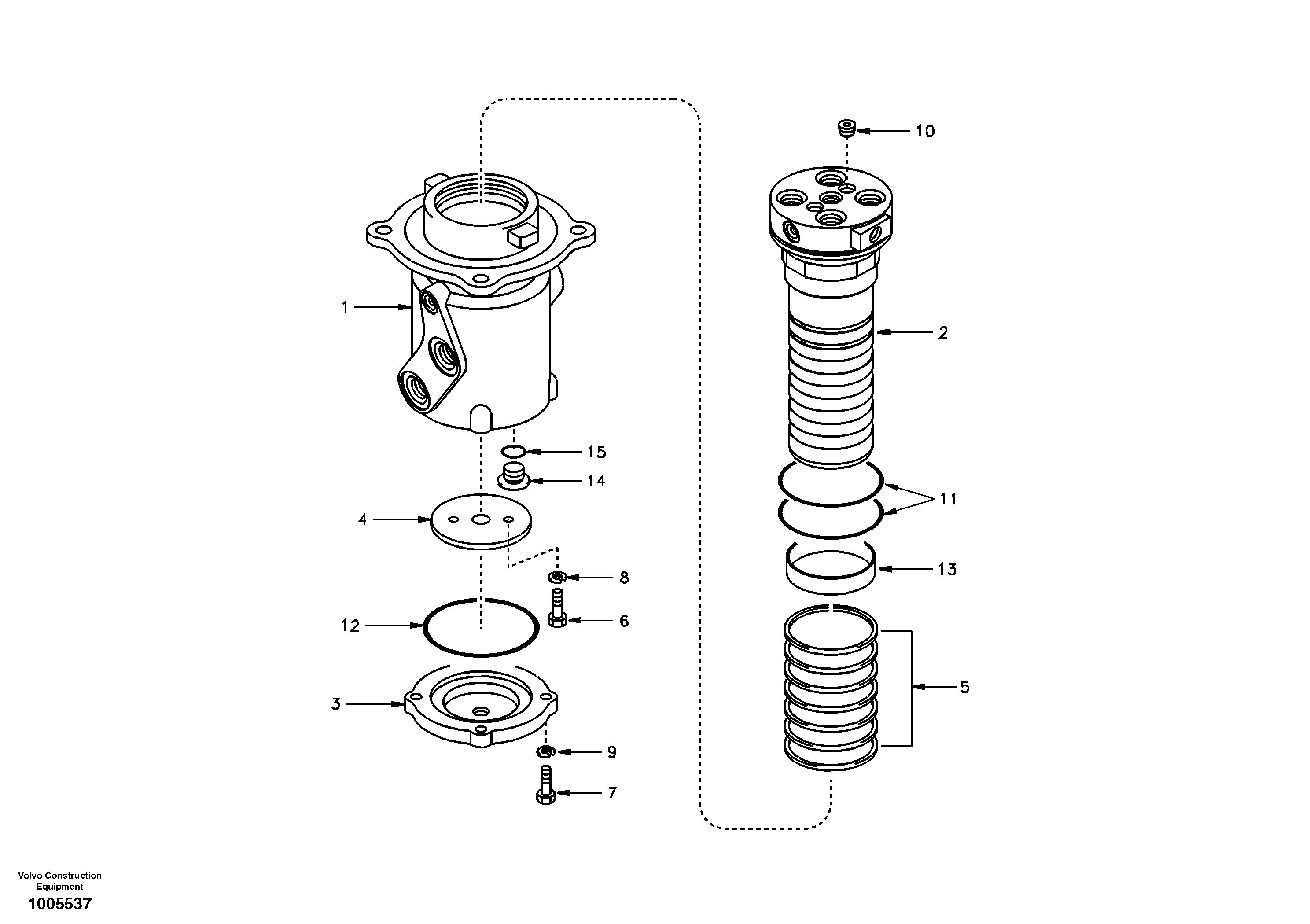 Turning joint — volvo parts diagram