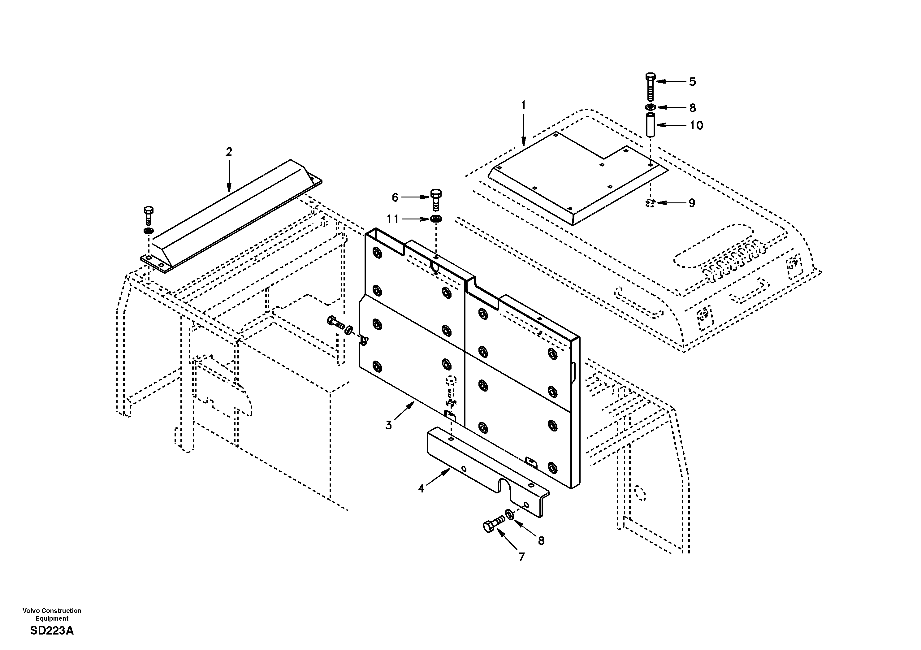 Noise protection, low noise kit DG10F001 OPT (EXCL AUSTRALIA/E.ASIA/KOREA) — volvo parts diagram