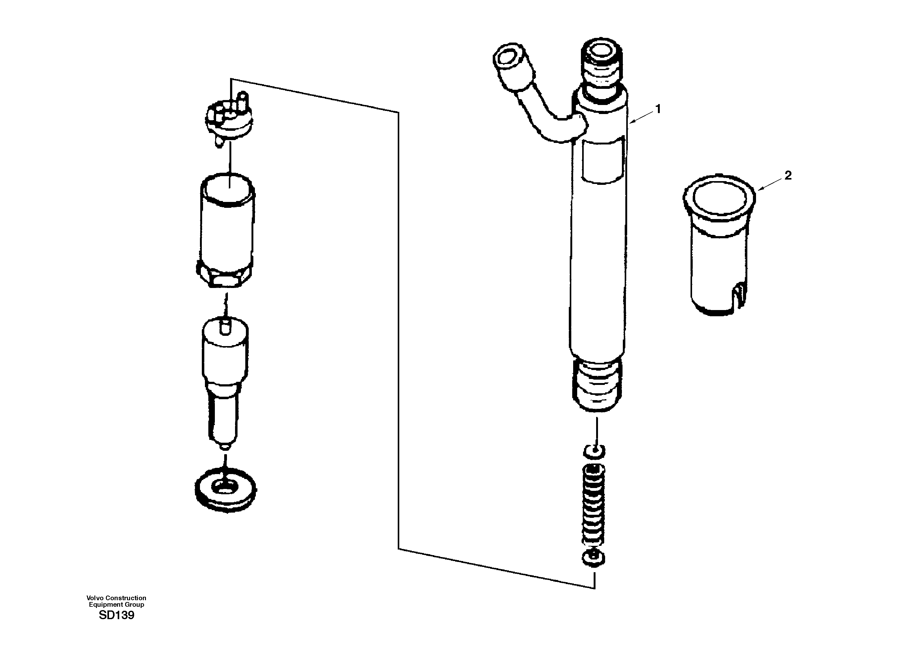 Injector — volvo parts diagram