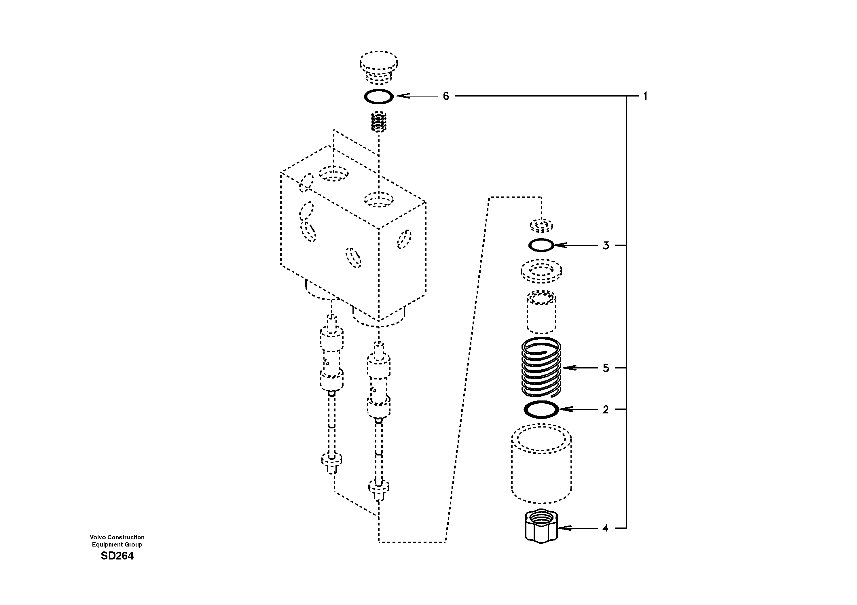 Servo system, solenoid valve — volvo parts diagram