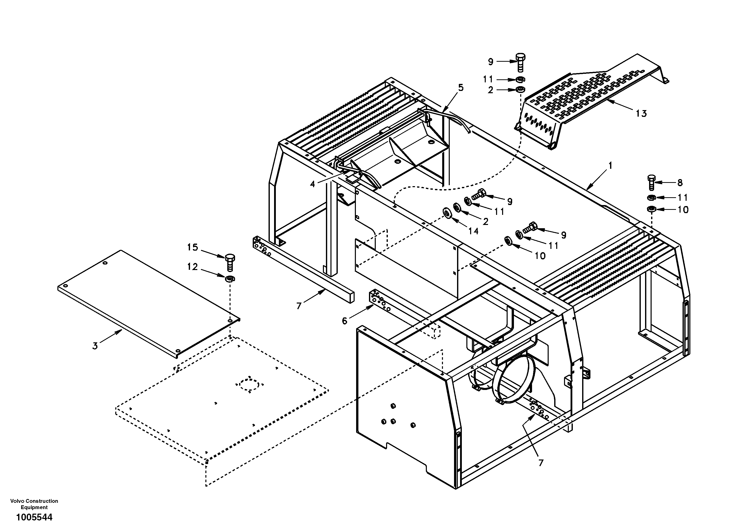 Cowl frame, cover and hood DG10F001 OPT (EXCL AUSTRALIA/E.ASIA) — volvo parts diagram