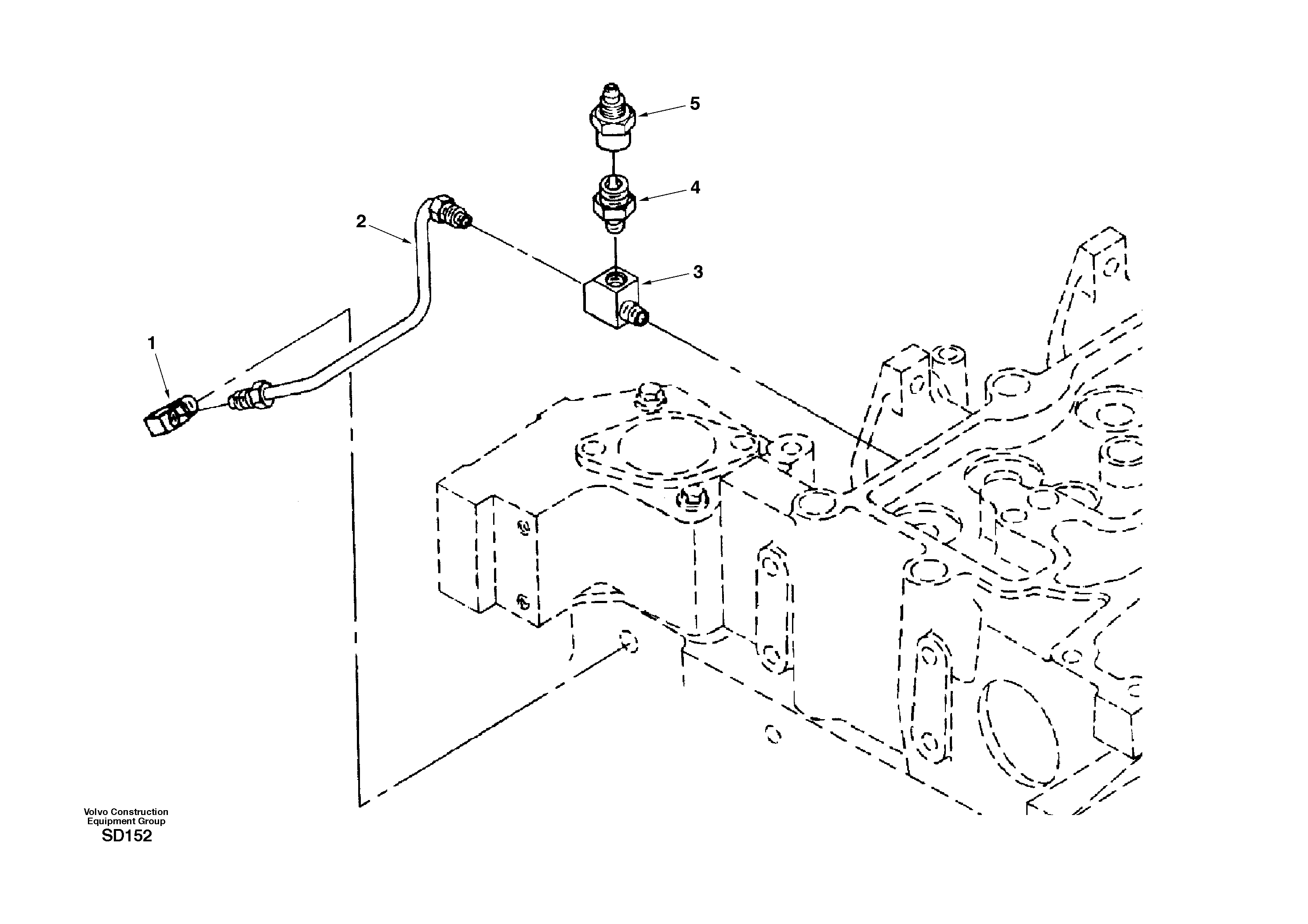 Block vent. plumbing — volvo parts diagram