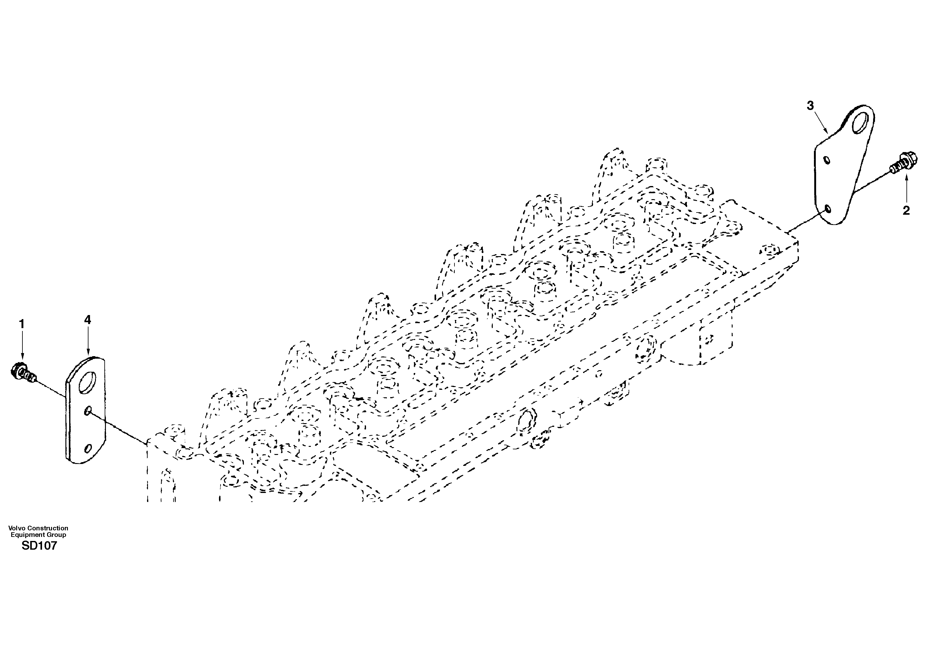 Lifting eye — volvo parts diagram