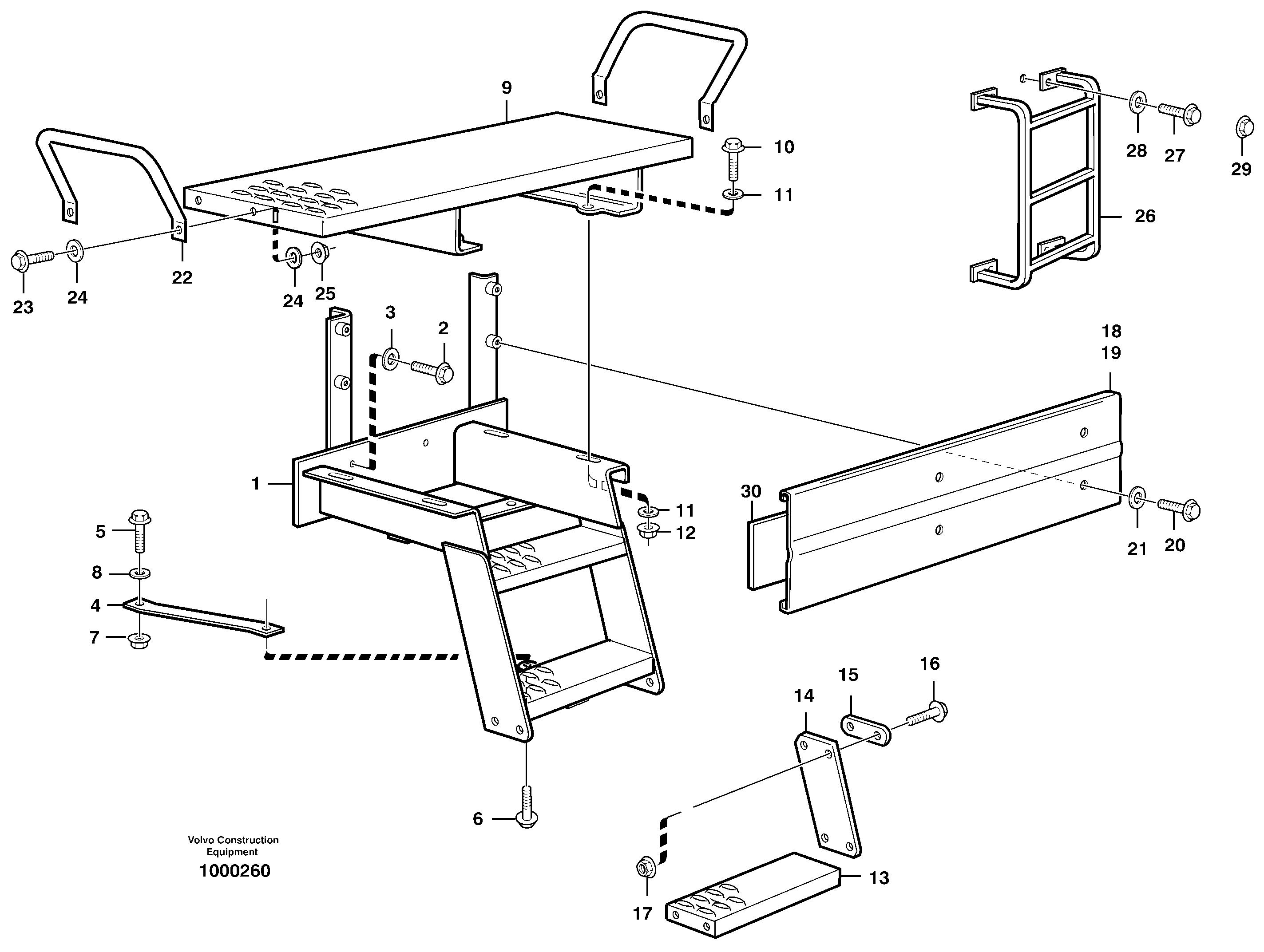 Running board. — volvo parts diagram
