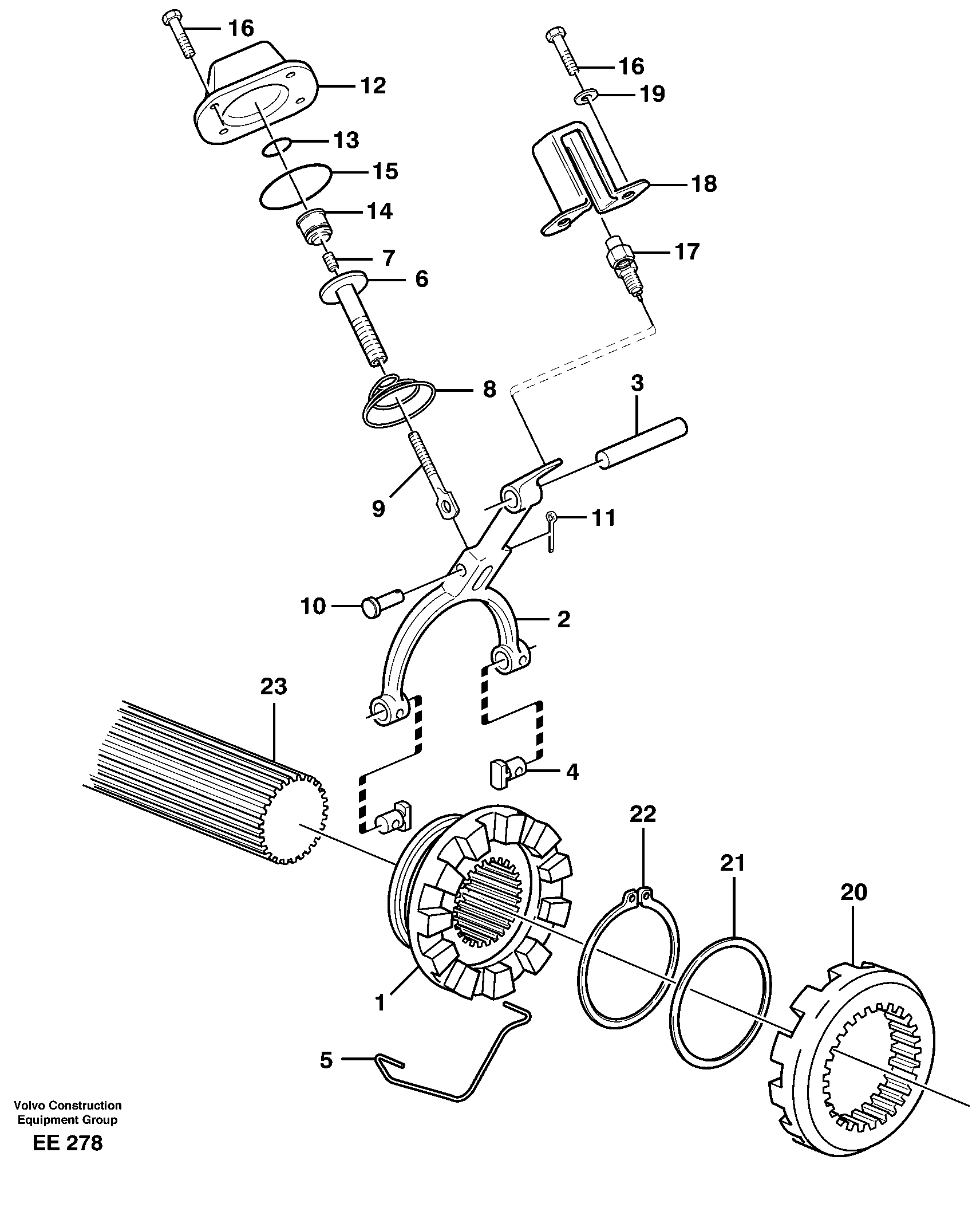 Differential lock  AWB 31. STD, IRAN — volvo parts diagram