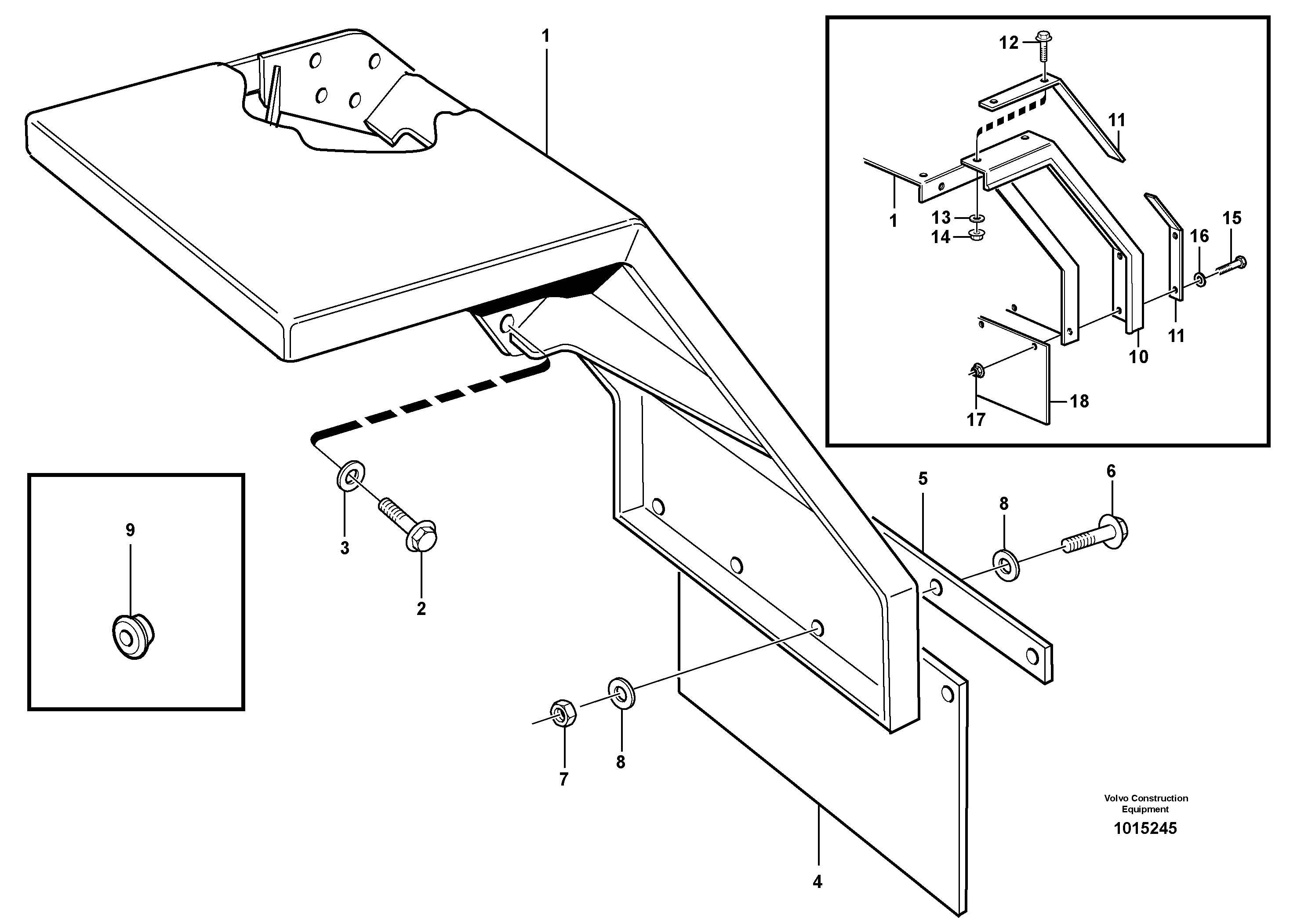 Fender, front — volvo parts diagram