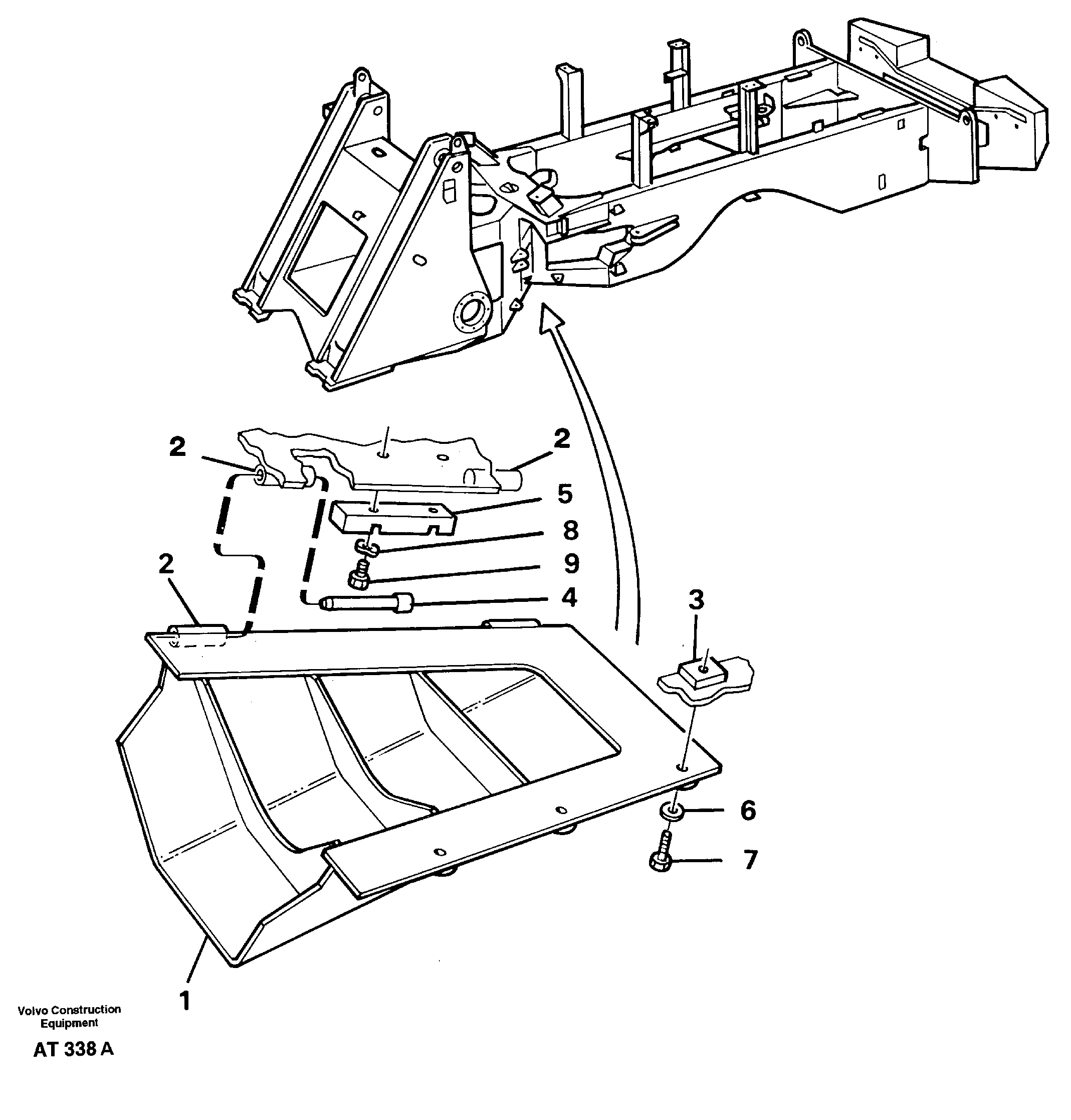 Bottom-guard plates  92567 — volvo parts diagram
