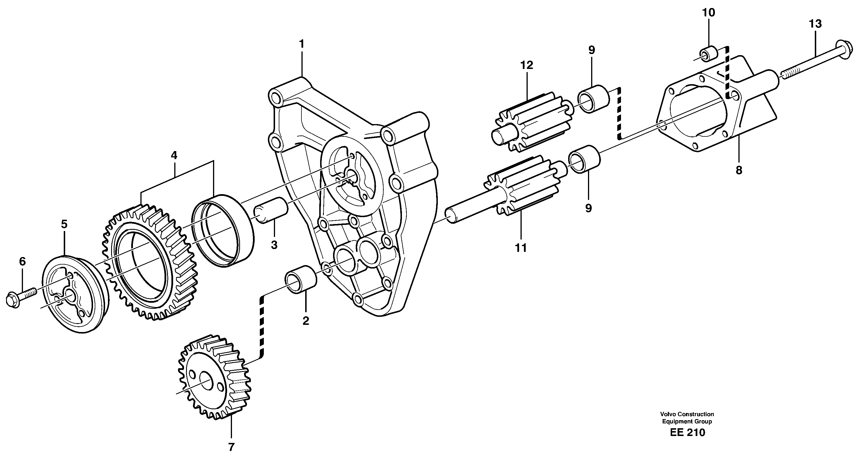 Oil pump — volvo parts diagram