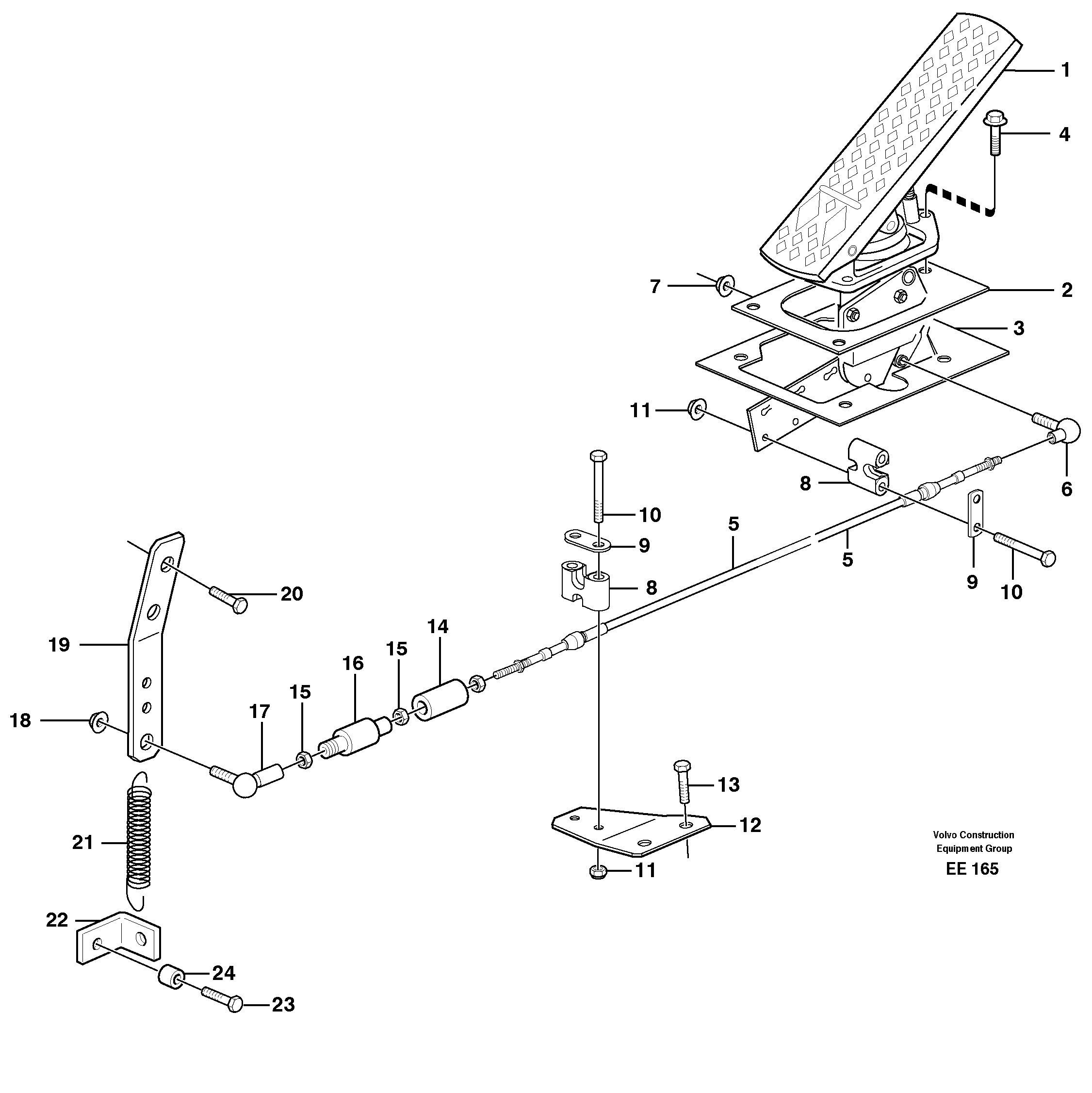Regulator control — volvo parts diagram