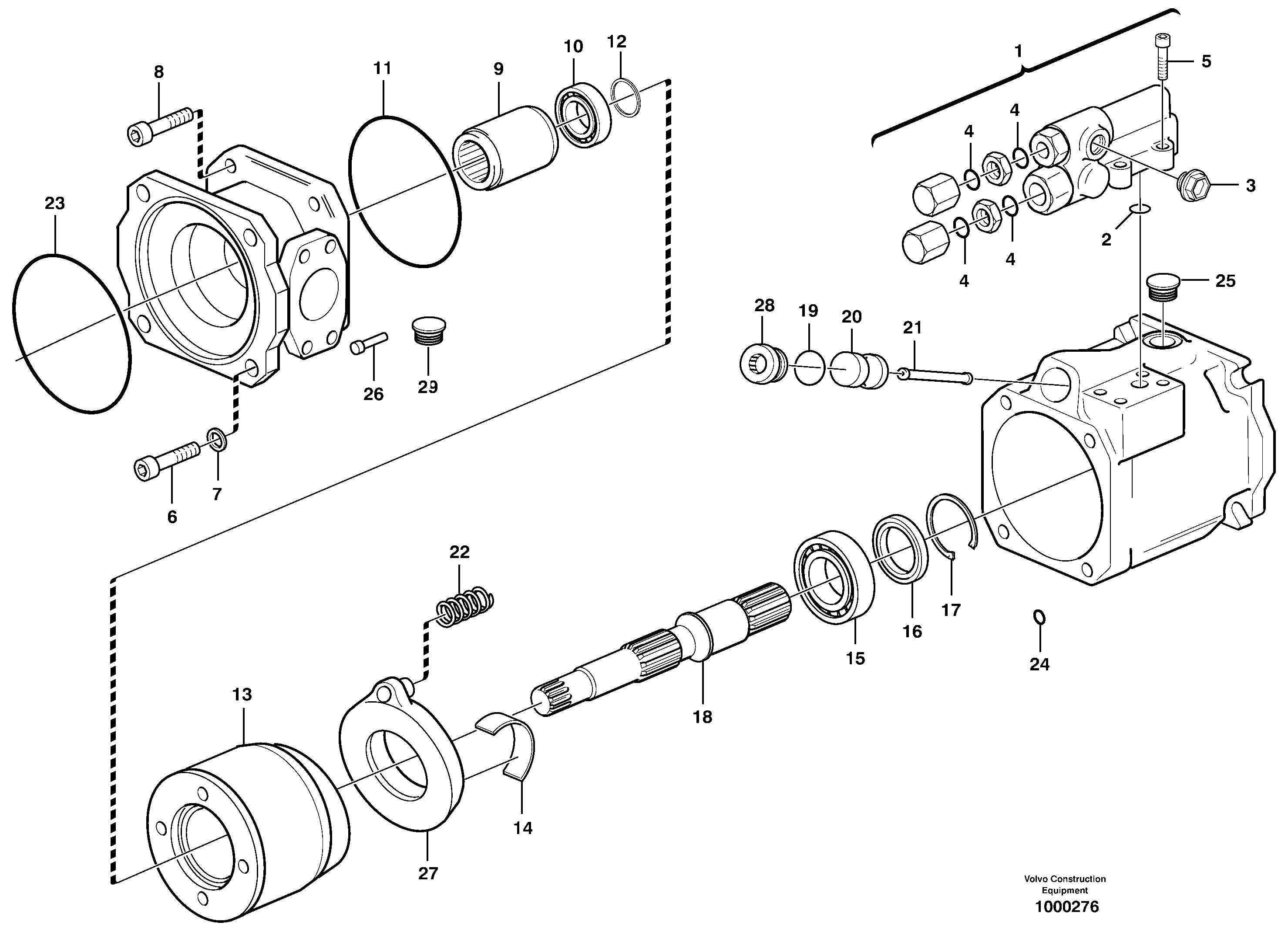 Controlpump, 60CC  93961 — volvo parts diagram