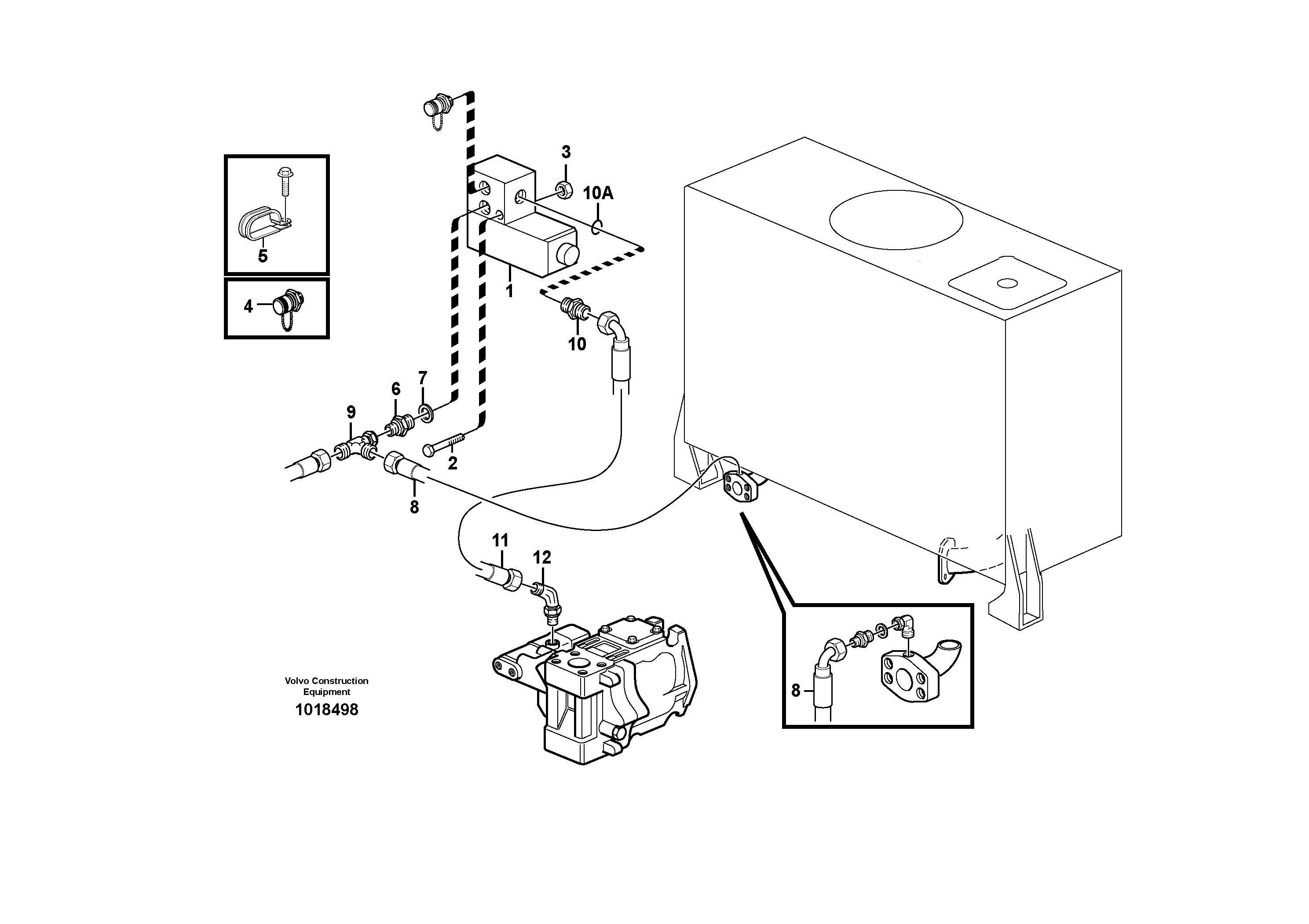 Fan drive  93961 — volvo parts diagram
