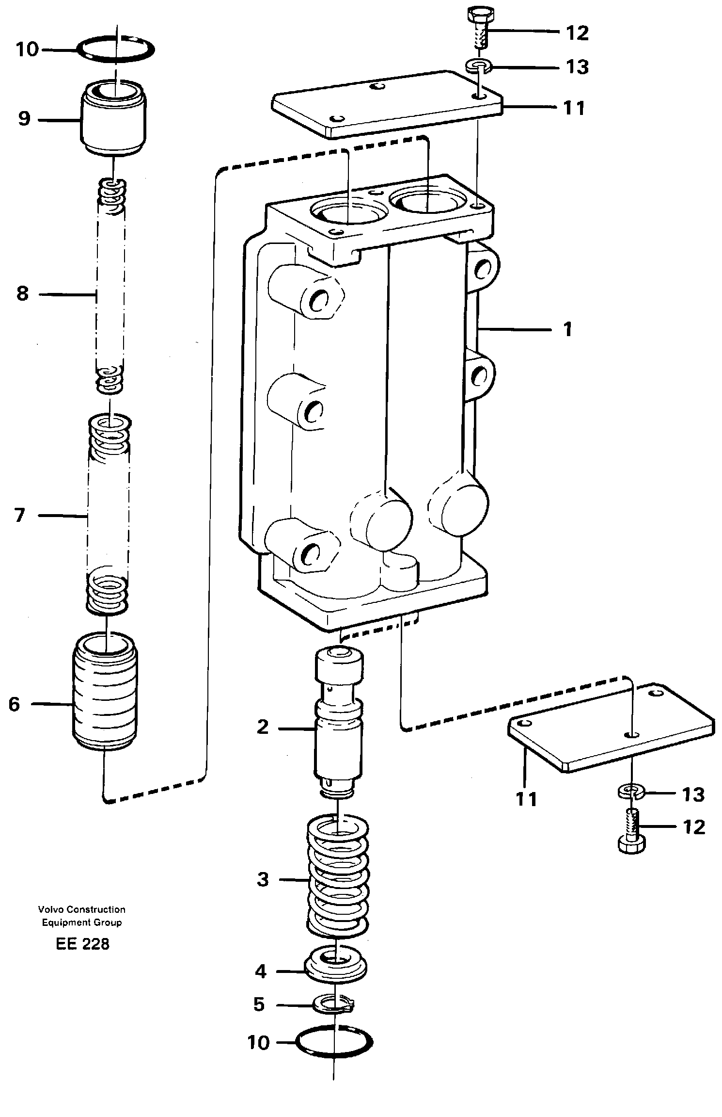 Pressure limiting valve — volvo parts diagram