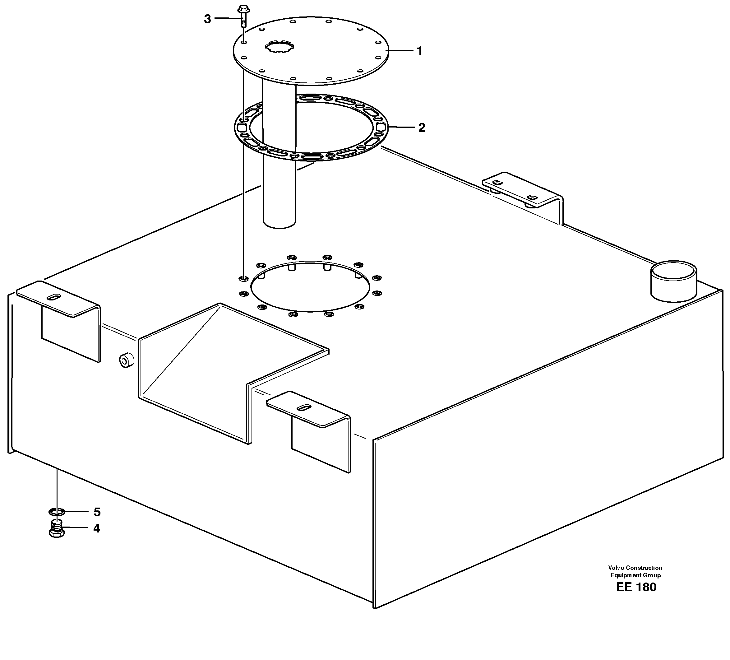 Fuel tank  STD, 33361 IRAN — volvo parts diagram