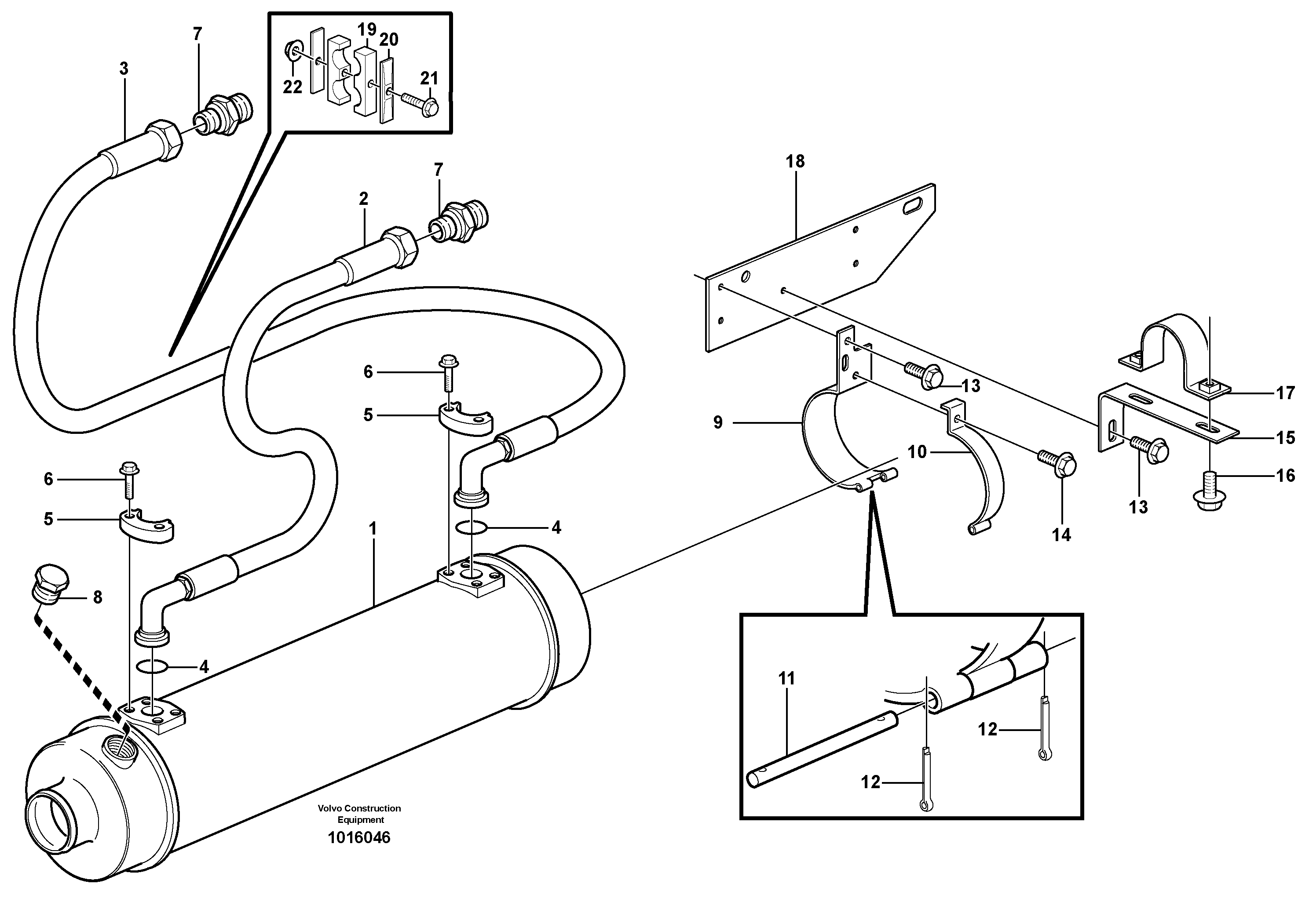 Cooling system — volvo parts diagram