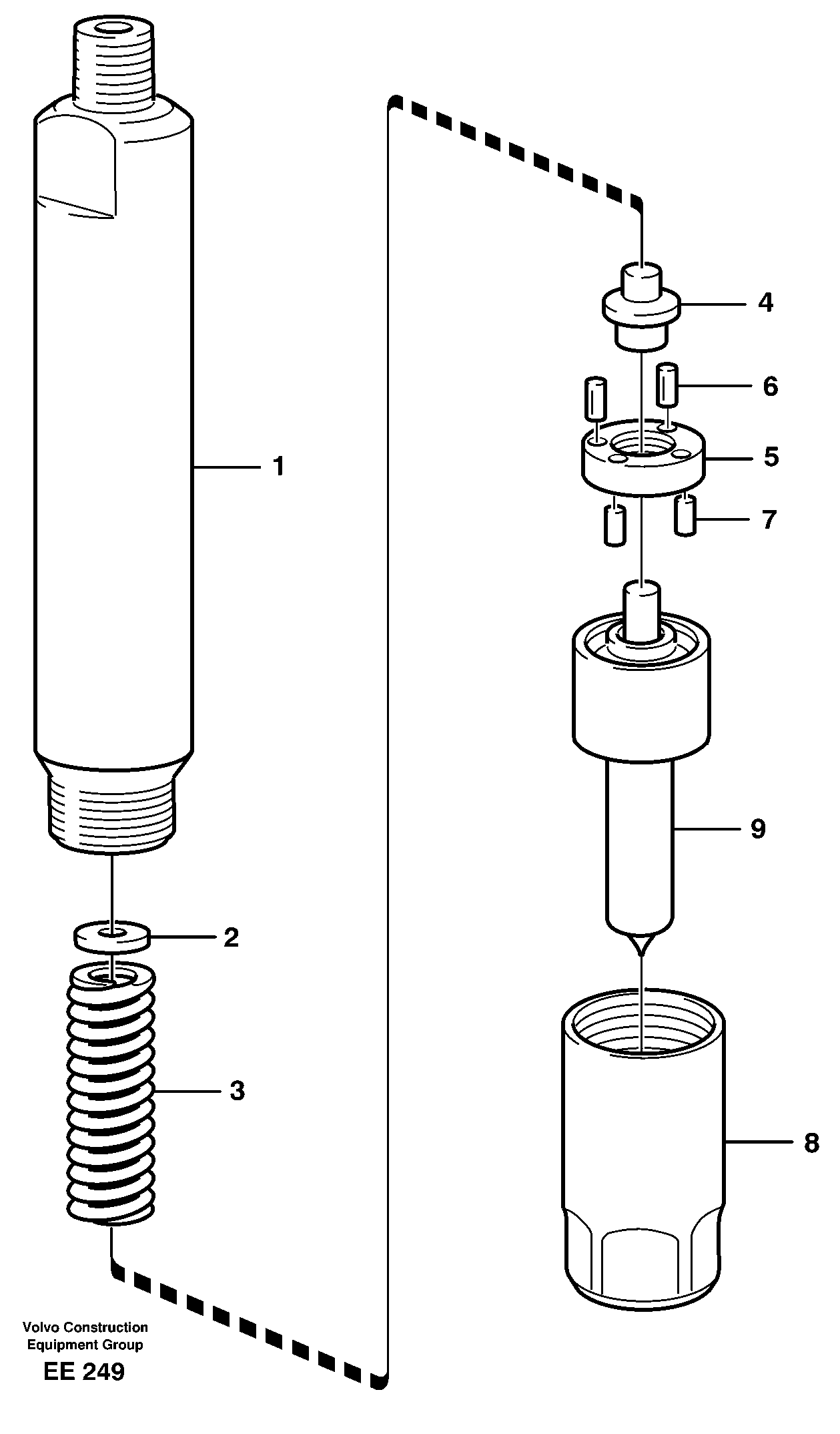 Injector — volvo parts diagram
