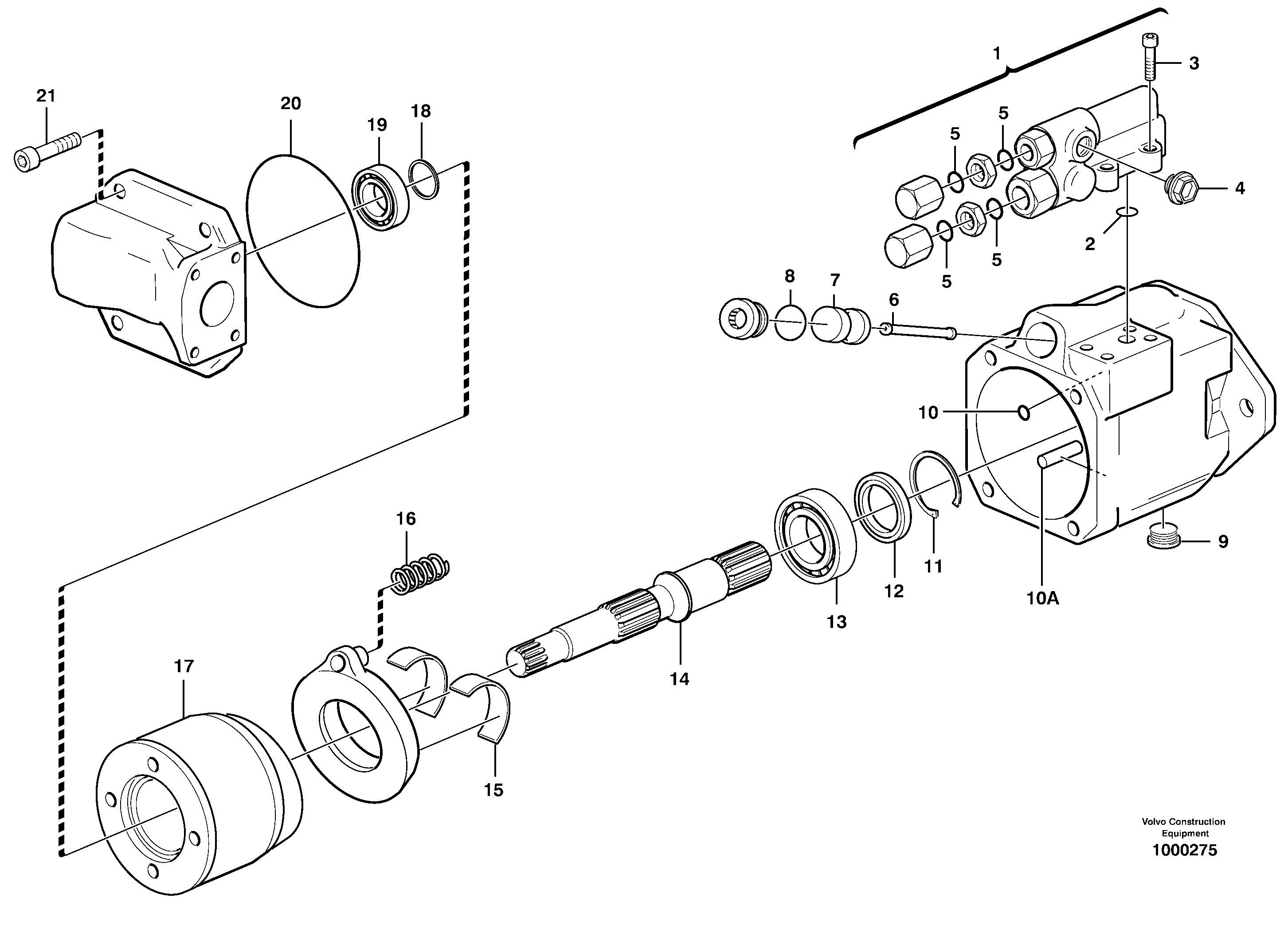 Fan pump, 28CC  93961 — volvo parts diagram